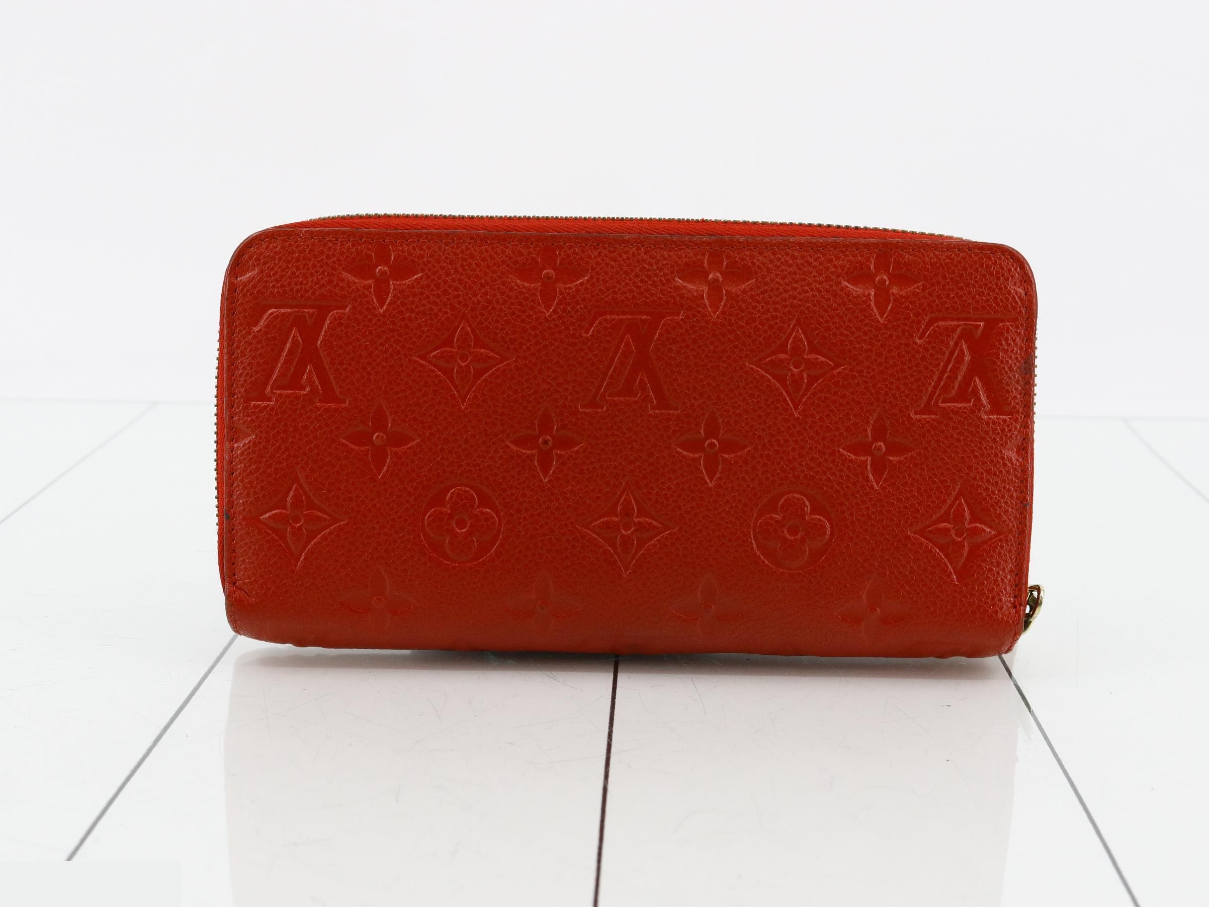 M63691 Empreinte Zippy Wallet Scarlet Long Wallet — view 2