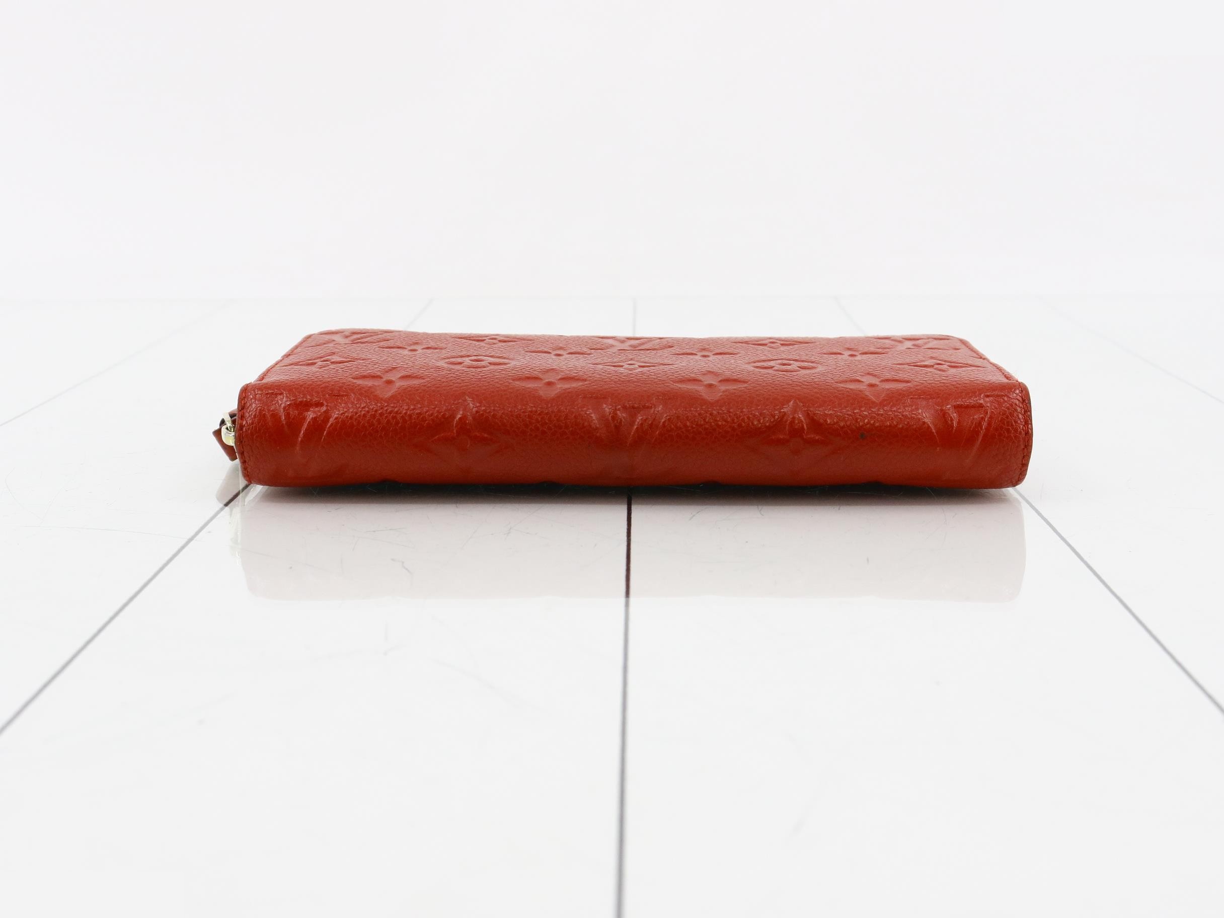M63691 Empreinte Zippy Wallet Scarlet Long Wallet — view 3