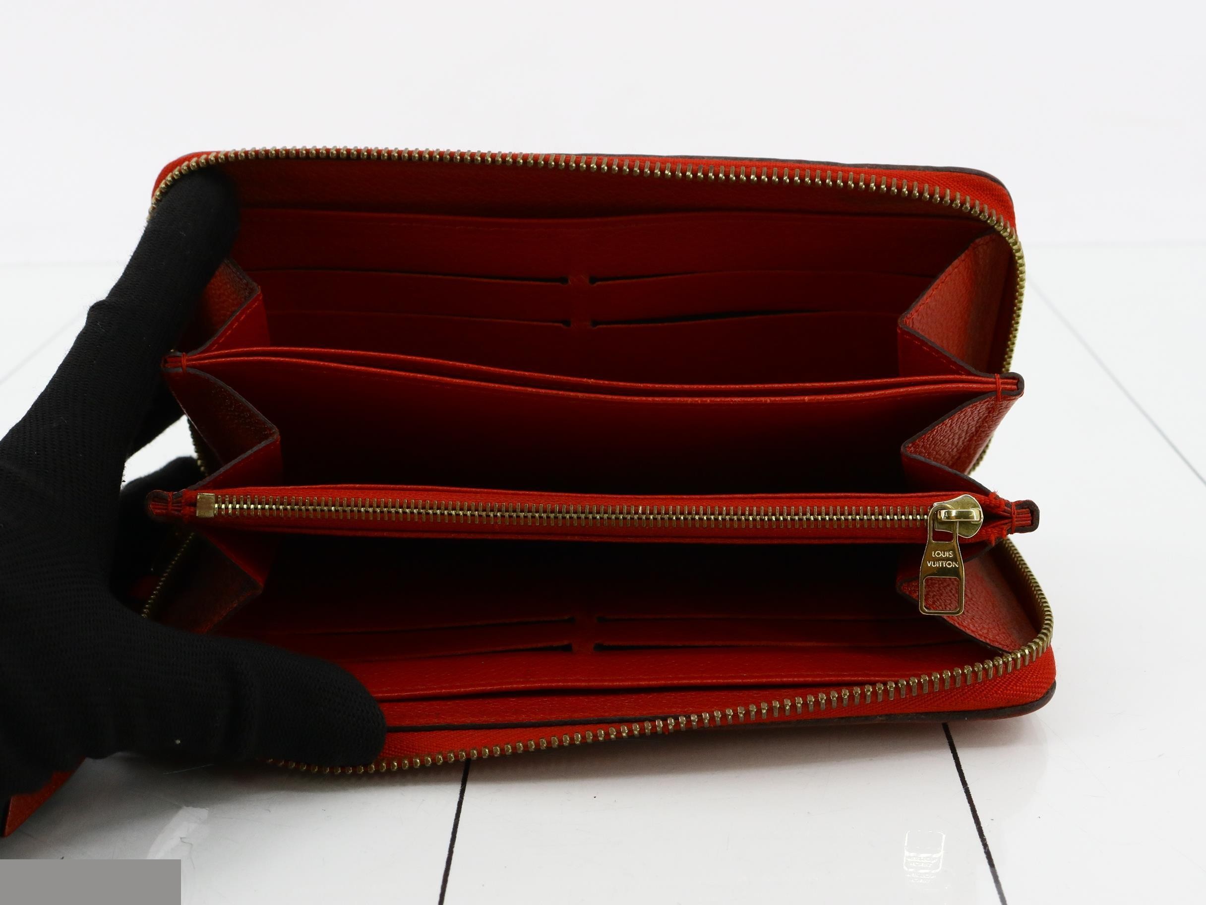M63691 Empreinte Zippy Wallet Scarlet Long Wallet — view 4