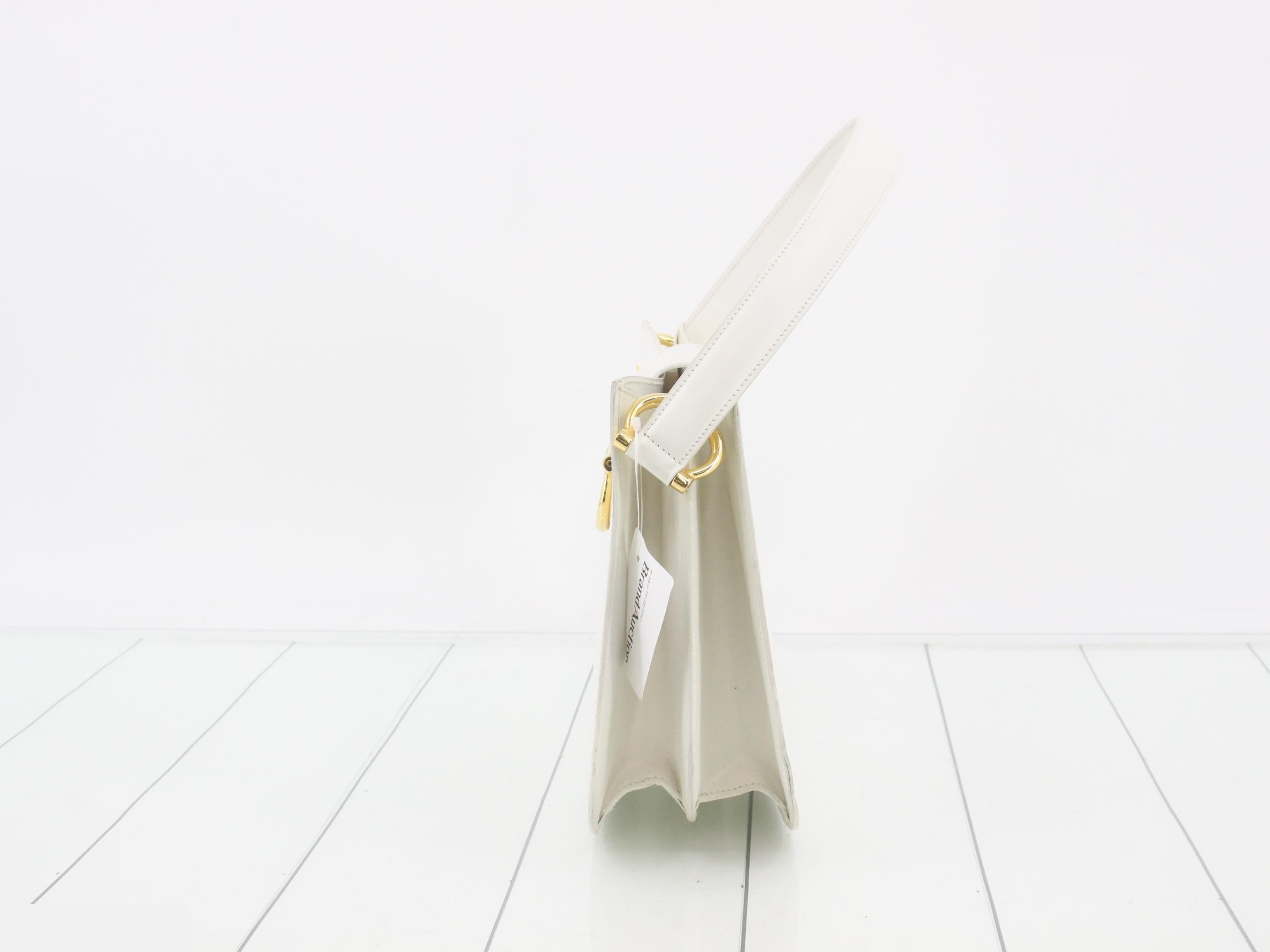 One shoulder bag white leather — view 3