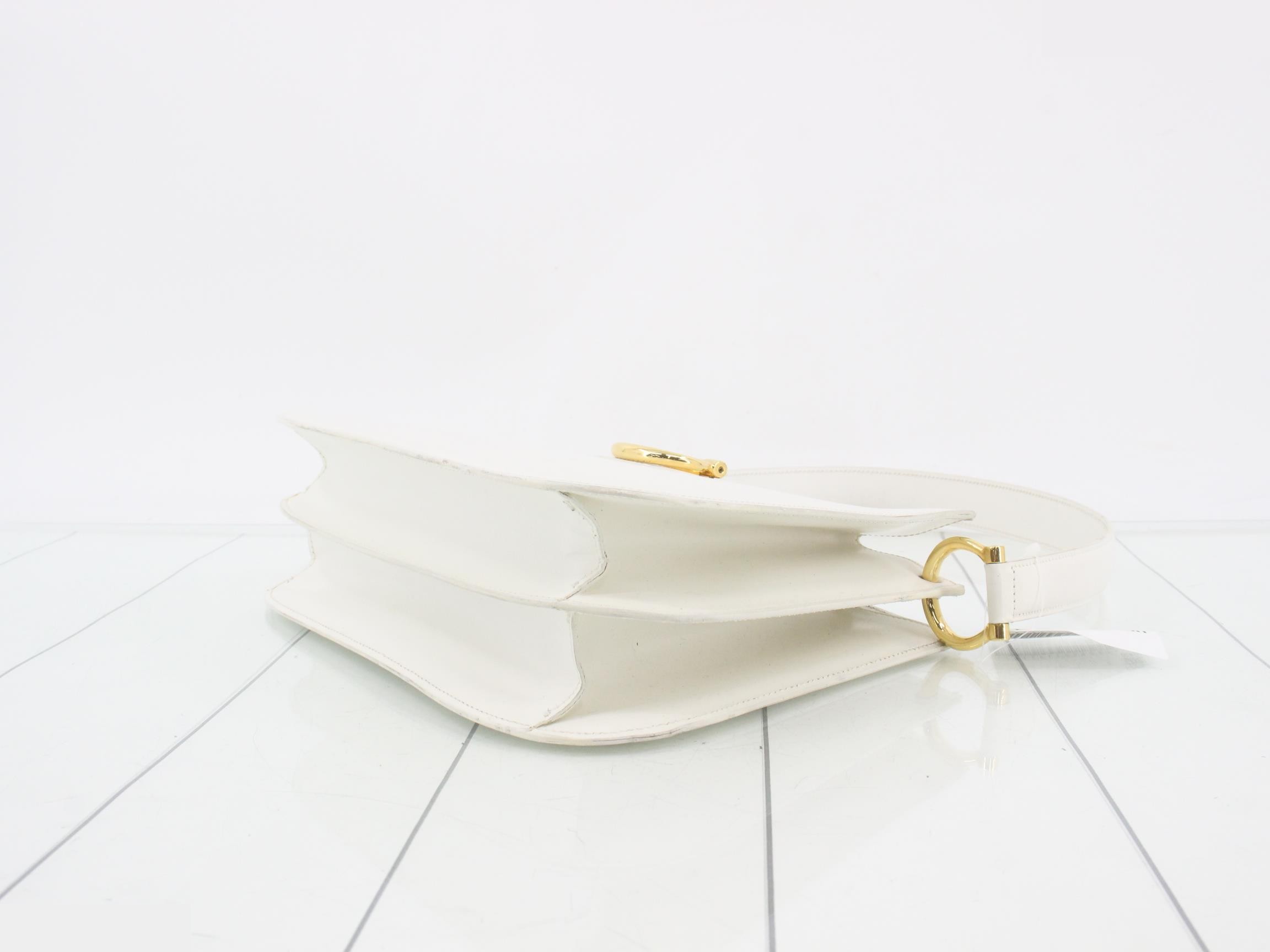 One shoulder bag white leather — view 6