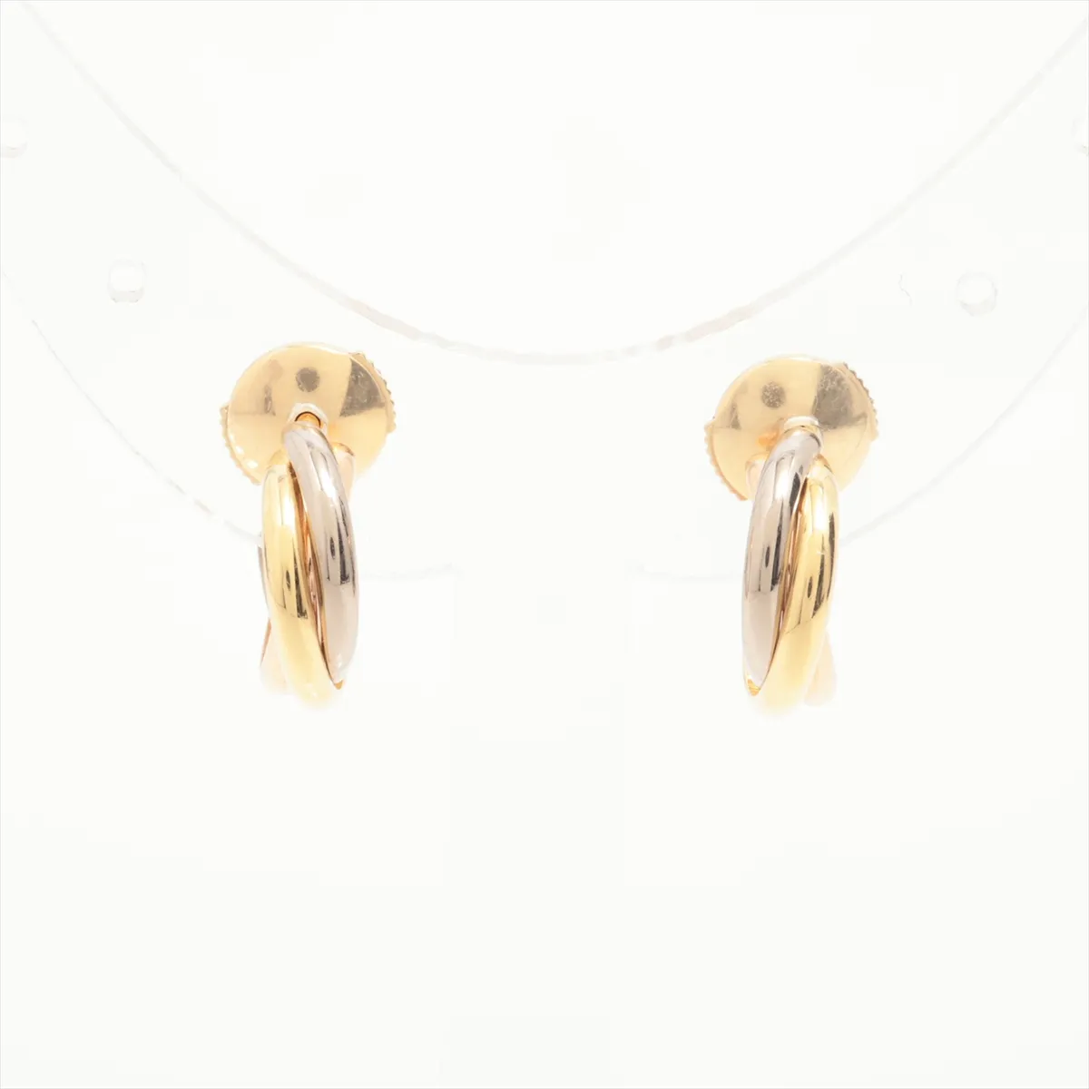 Trinity earrings 750(YG×PG×WG) 4.6g BE7795 — view 2