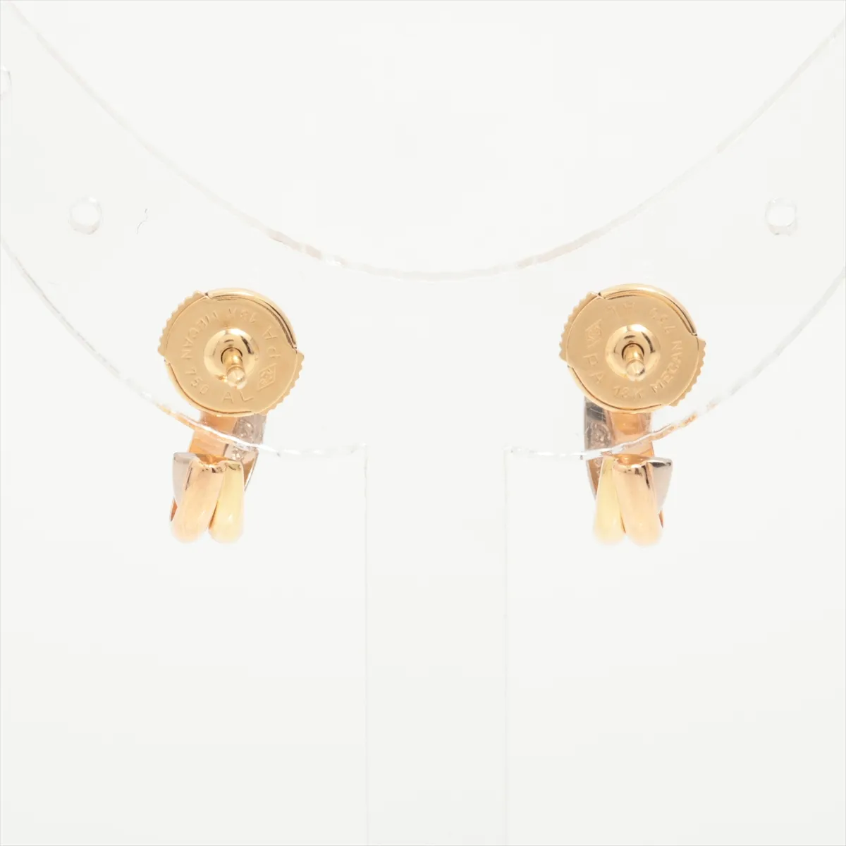 Trinity earrings 750(YG×PG×WG) 4.6g BE7795 — view 3