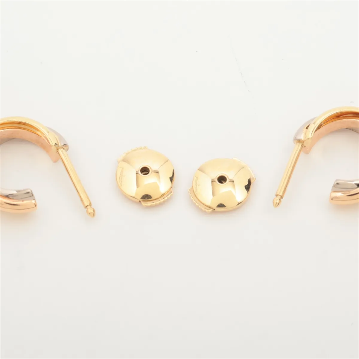 Trinity earrings 750(YG×PG×WG) 4.6g BE7795 — view 4