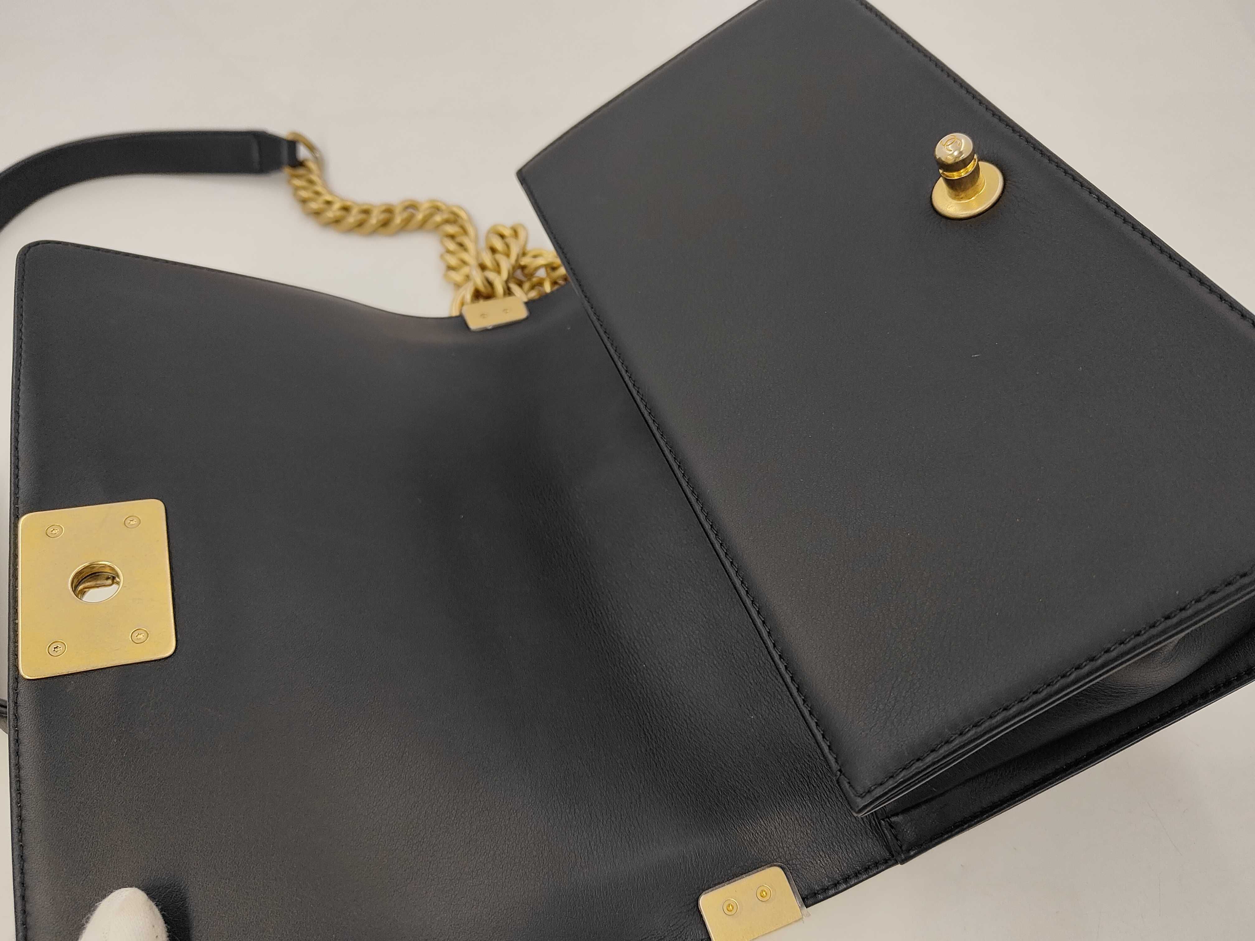 Boy Chanel Lambskin Matelassé Shoulder Bag — view 8