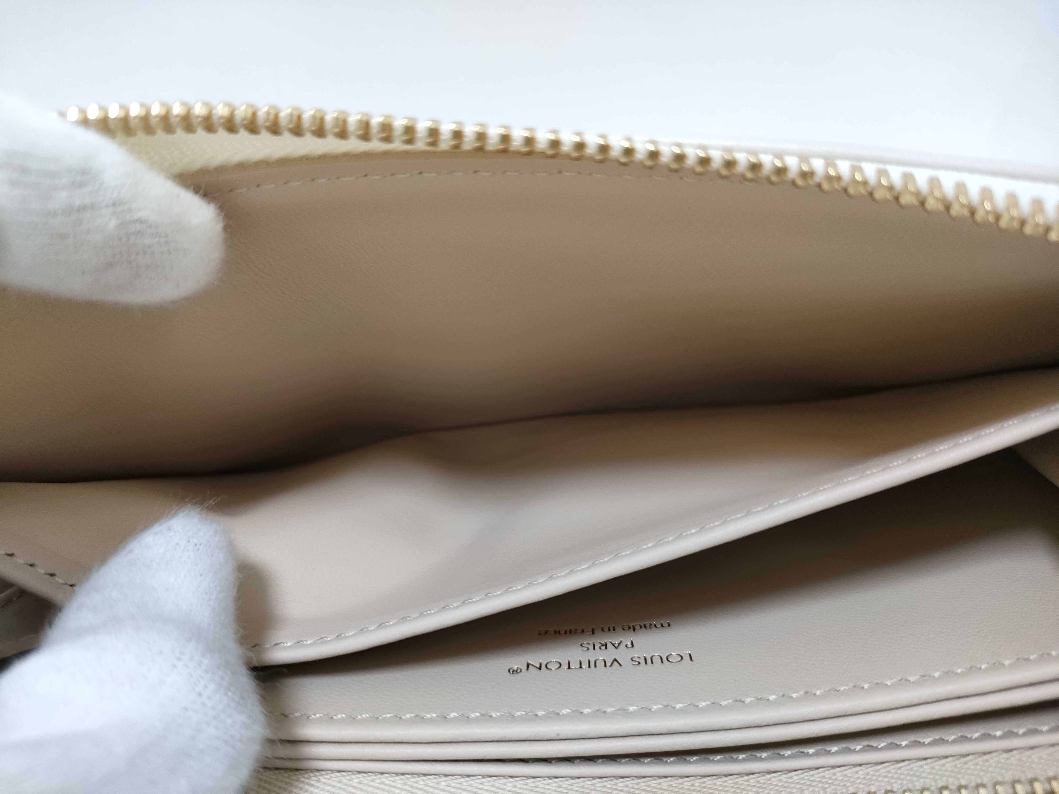 Monogram Zippy Wallet Long Wallet Dream Beige M15091 Wallet — view 12
