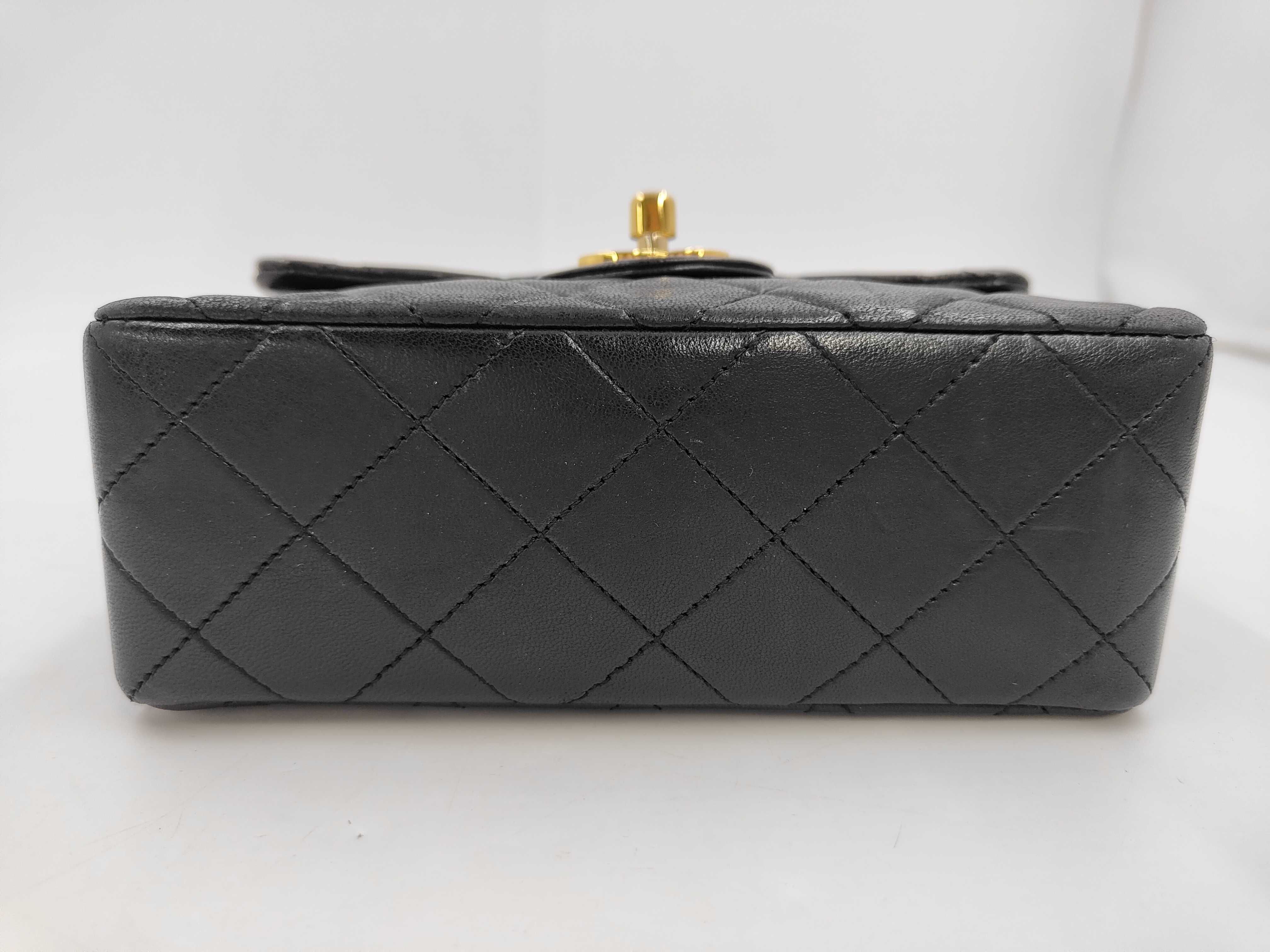 Mini Matelassé Lambskin Shoulder Bag — view 6