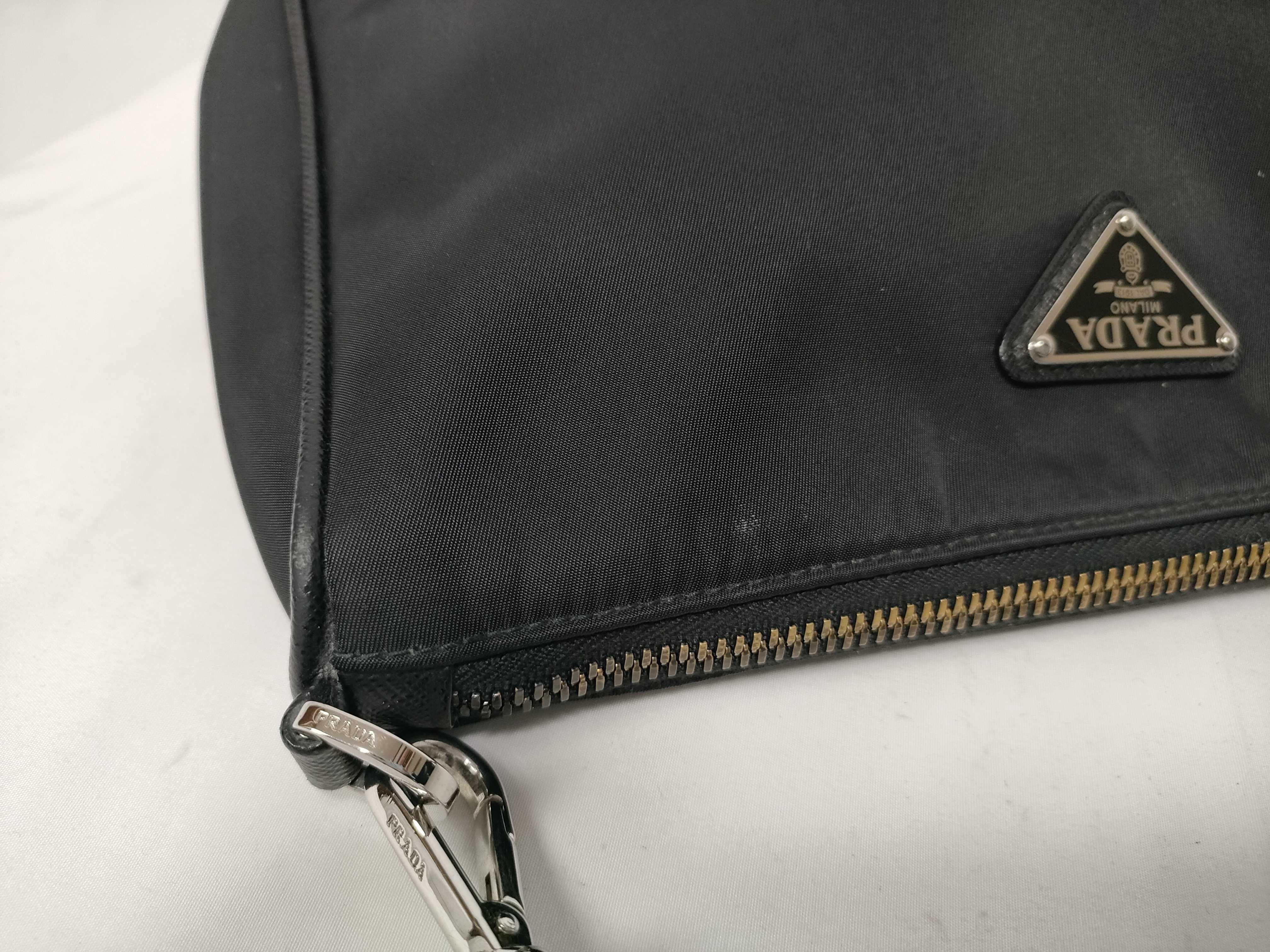 2VH113 Saffiano Nylon Shoulder Bag with Pouch — view 11
