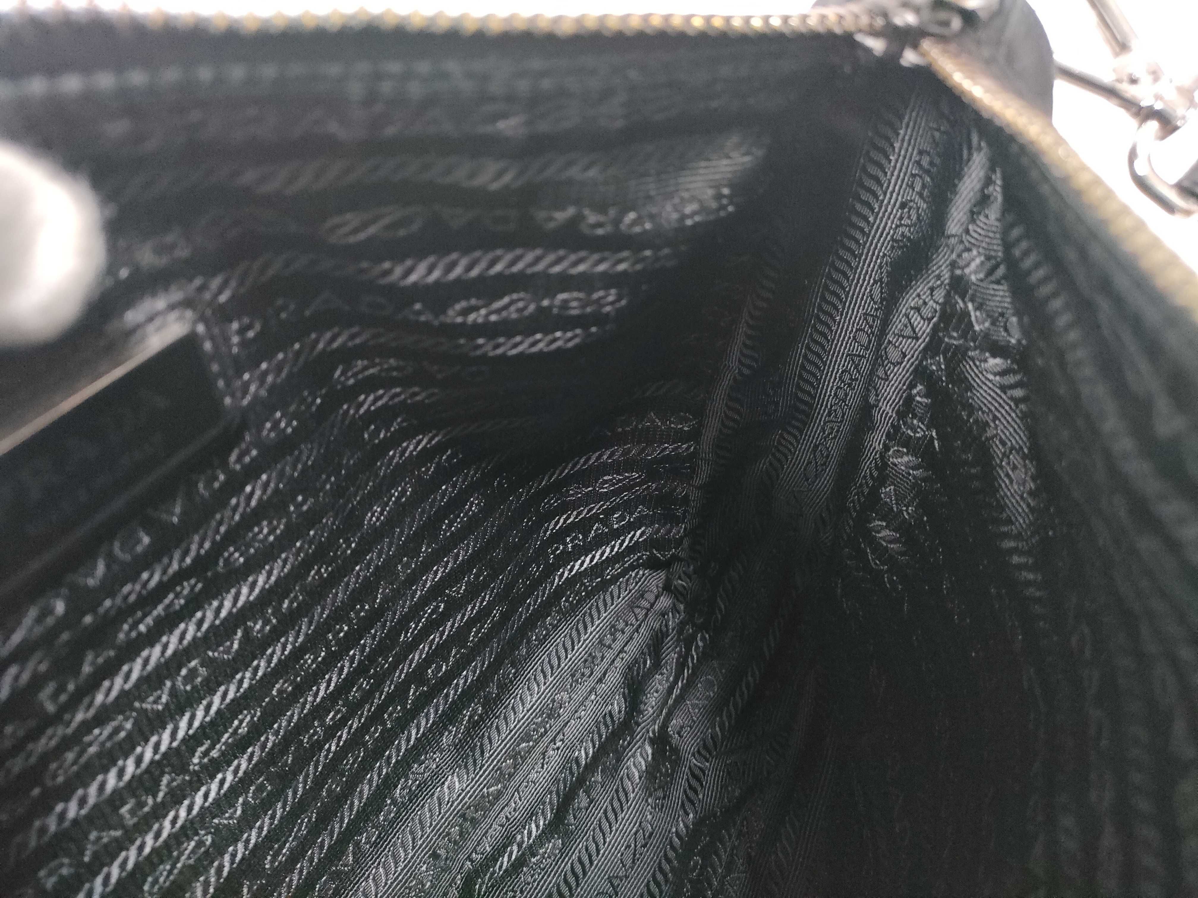 2VH113 Saffiano Nylon Shoulder Bag with Pouch — view 13