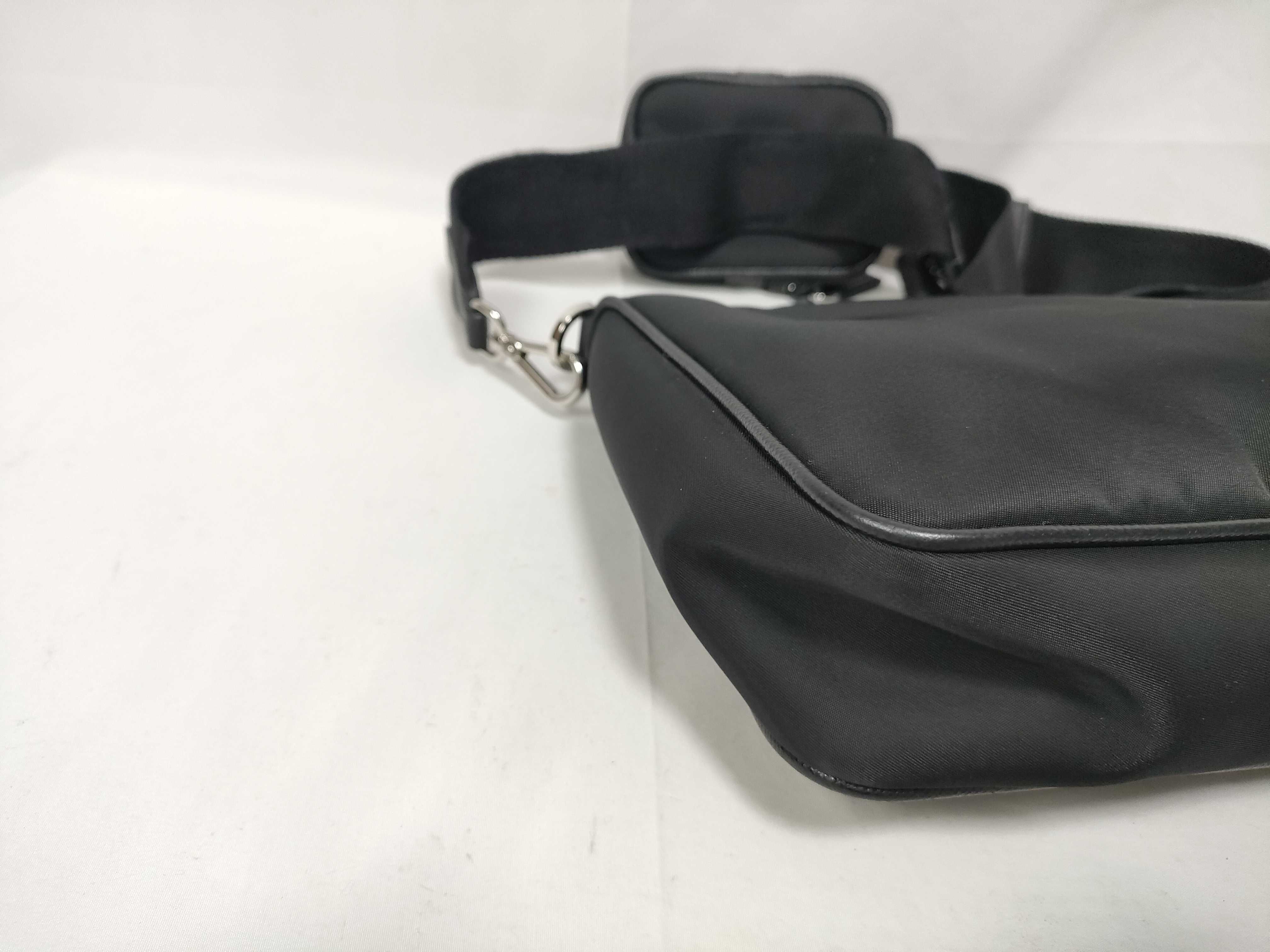 2VH113 Saffiano Nylon Shoulder Bag with Pouch — view 5