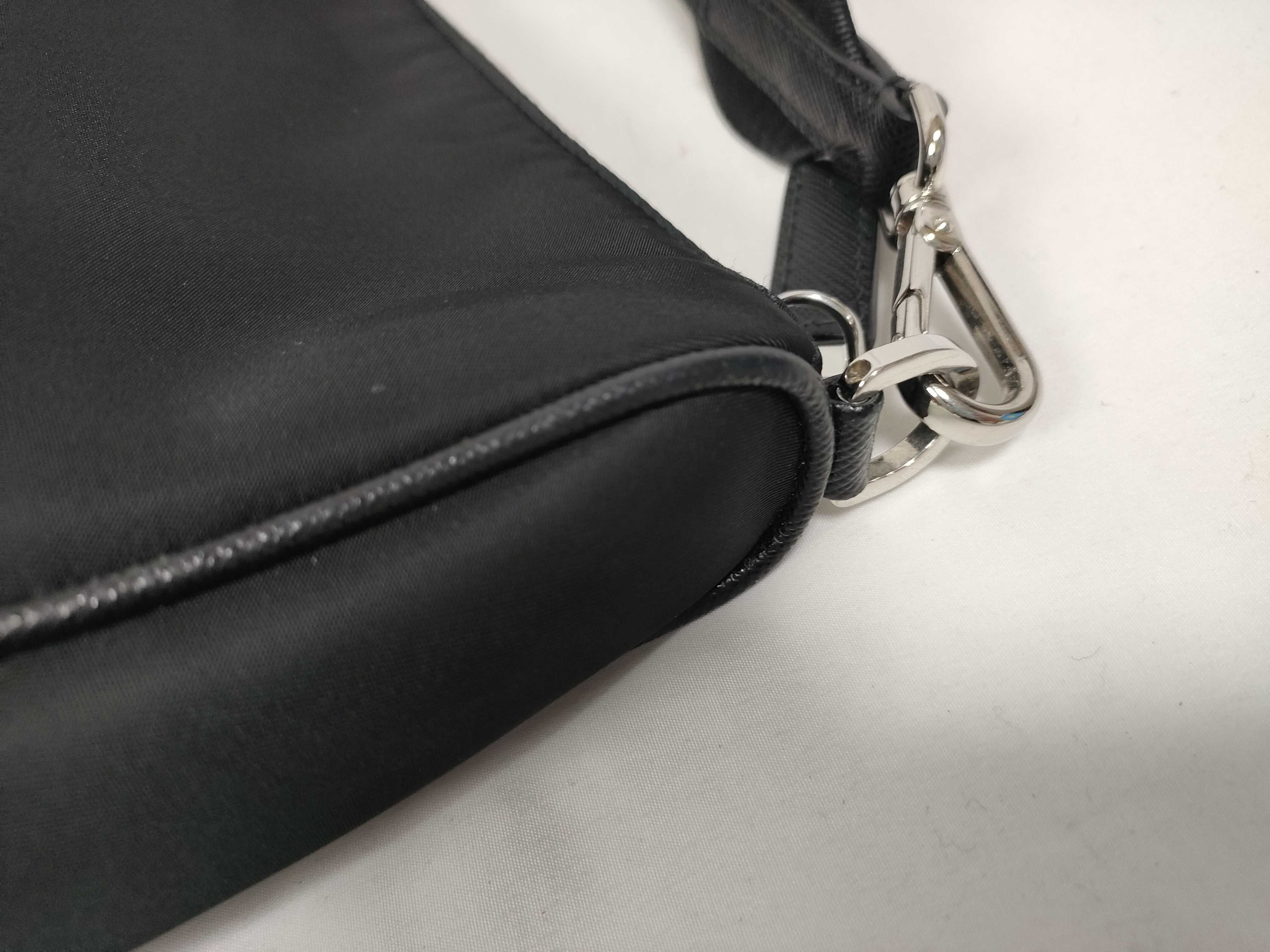 2VH113 Saffiano Nylon Shoulder Bag with Pouch — view 7