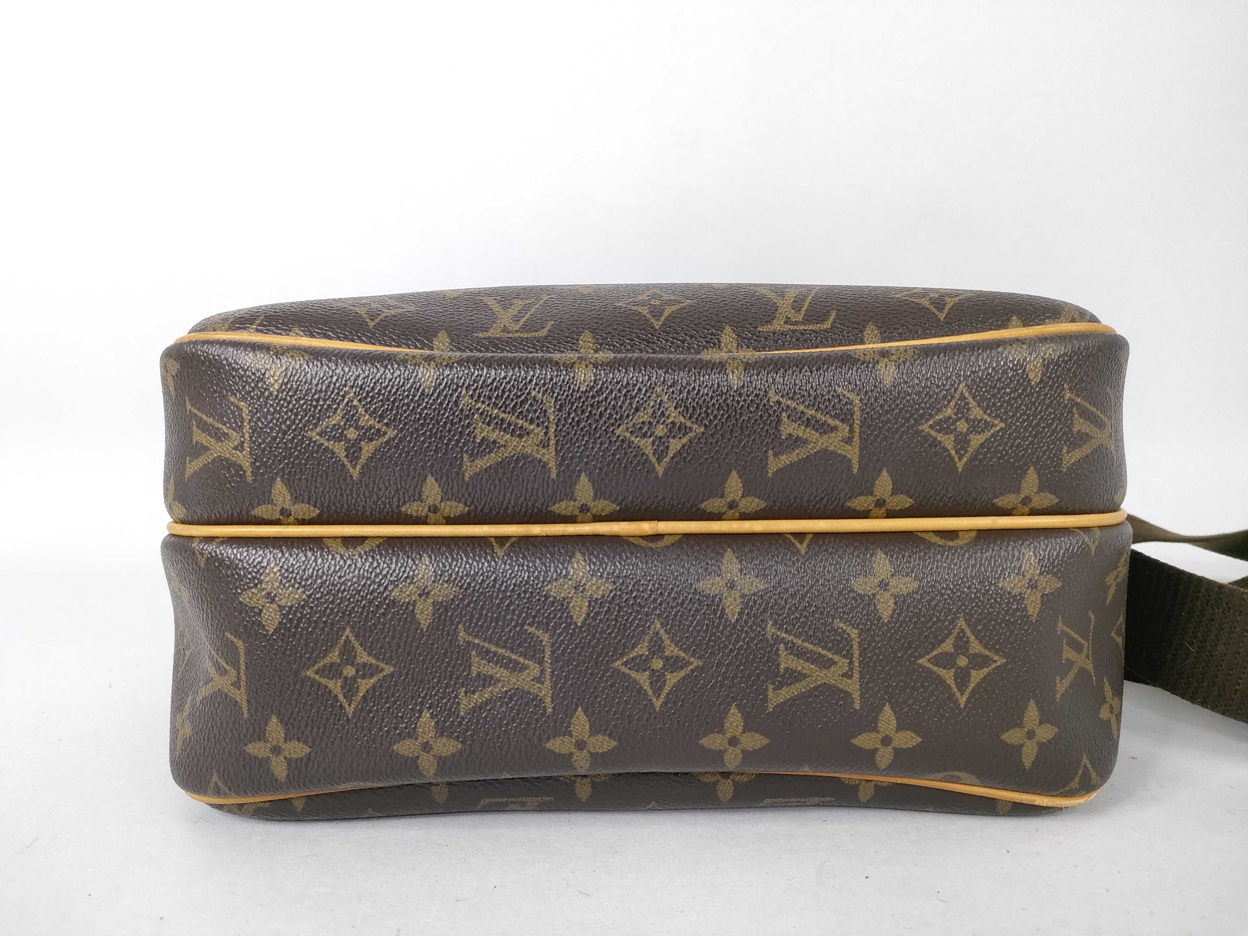 Monogram Vuitton Reporter Shoulder Bag — view 7