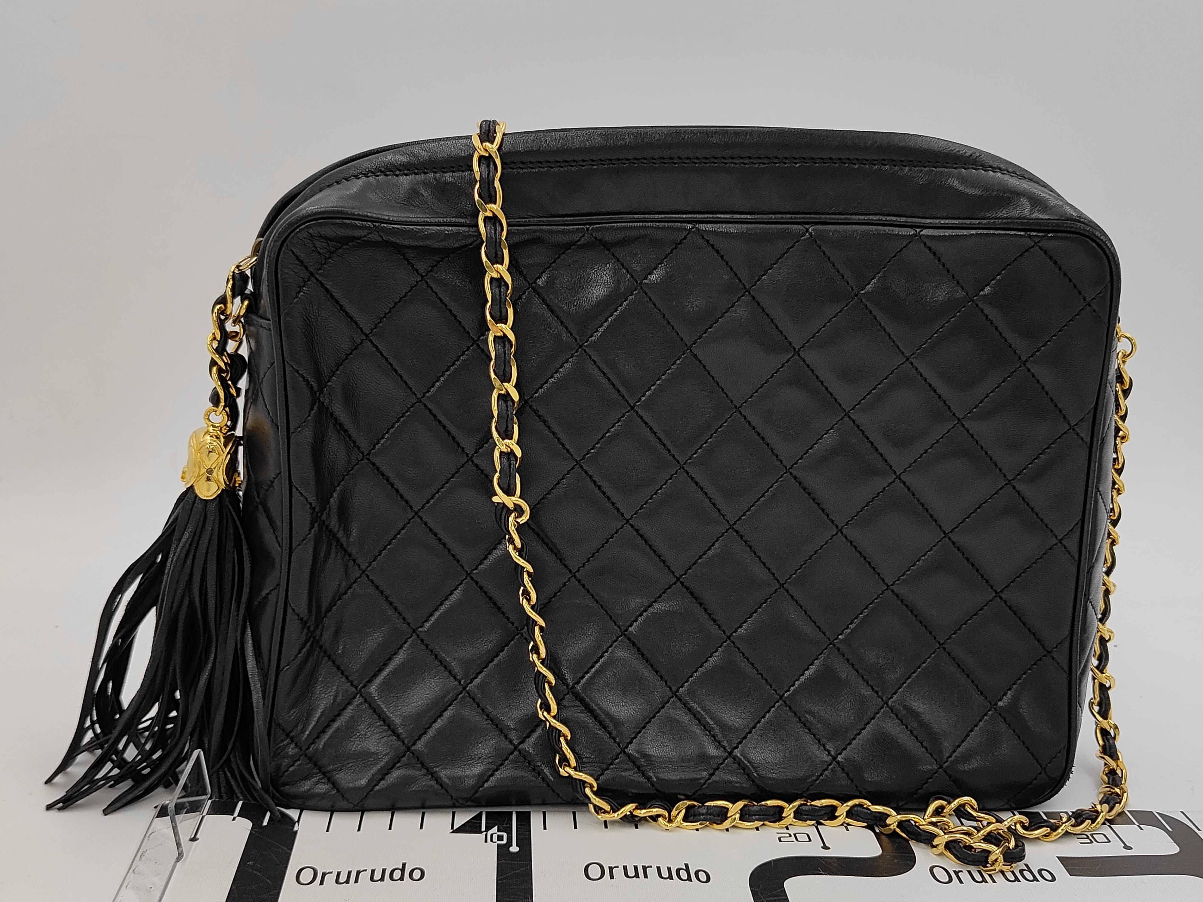 Matelassé Lambskin Chain Shoulder Bag — view 2