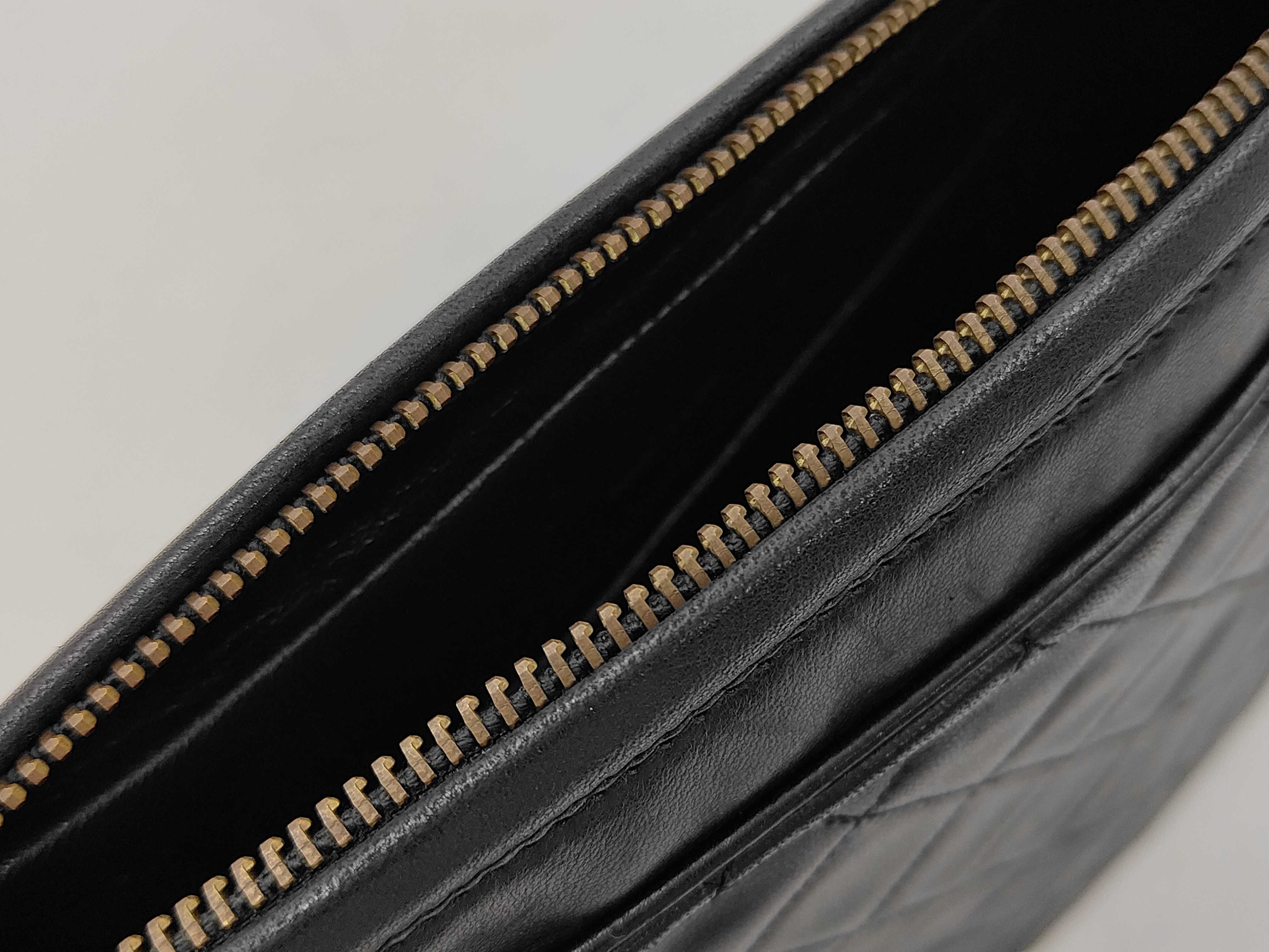 Matelassé Lambskin Chain Shoulder Bag — view 12