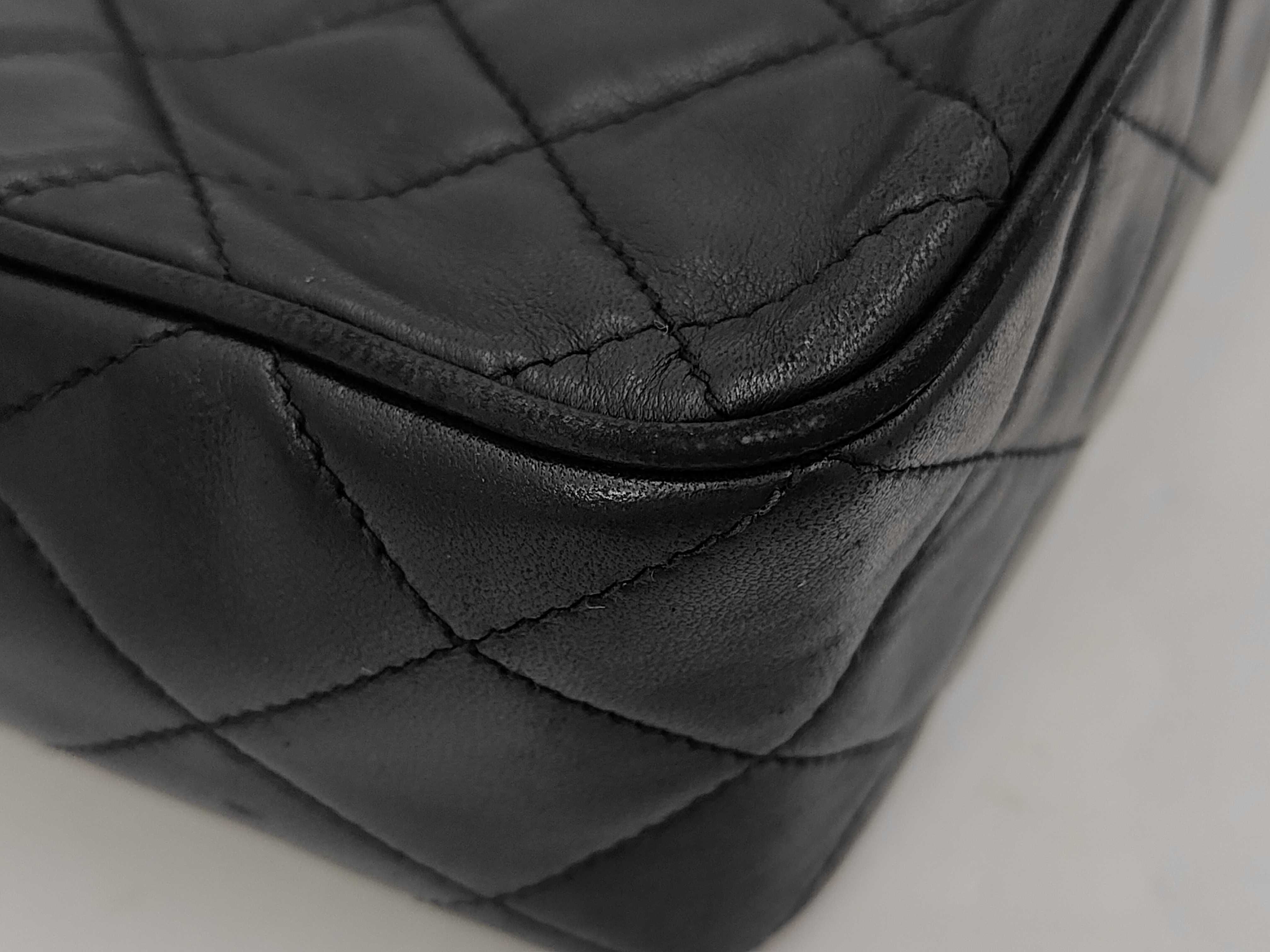 Matelassé Lambskin Chain Shoulder Bag — view 3