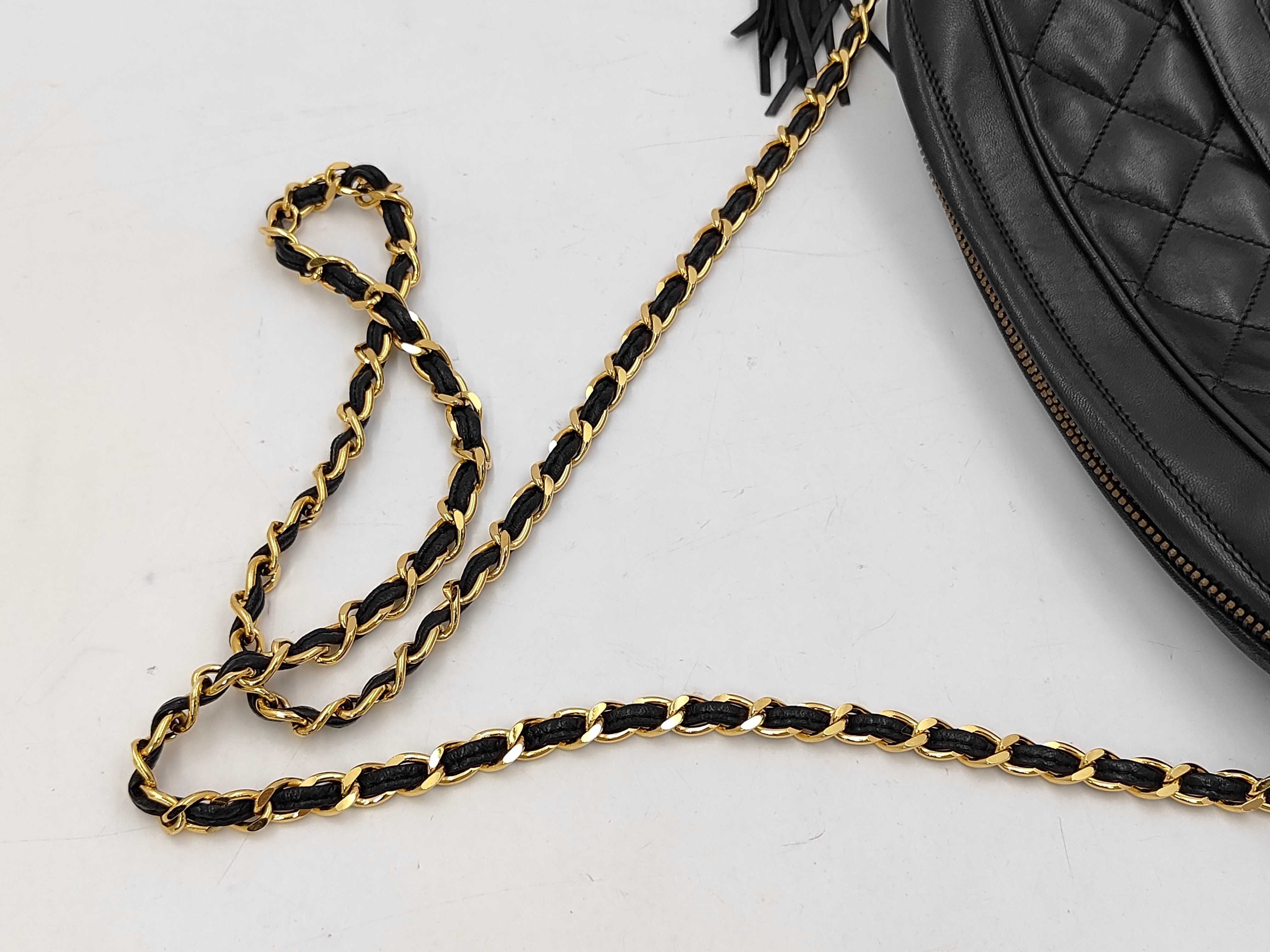 Matelassé Lambskin Chain Shoulder Bag — view 5