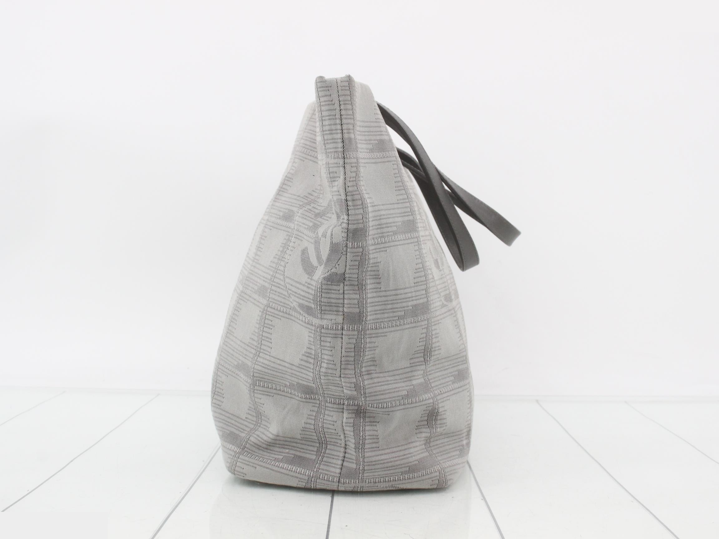 New Travel Line Tote Bag Gray — view 3