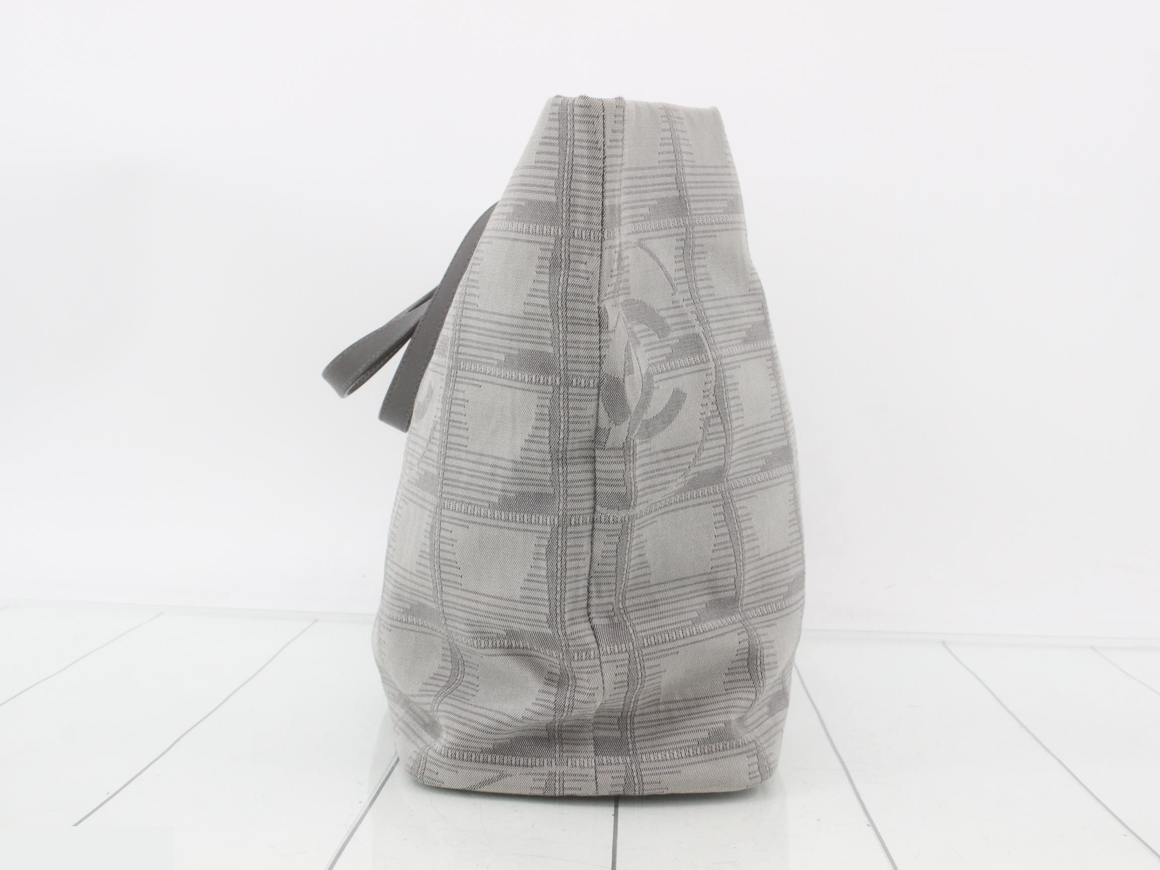New Travel Line Tote Bag Gray — view 4