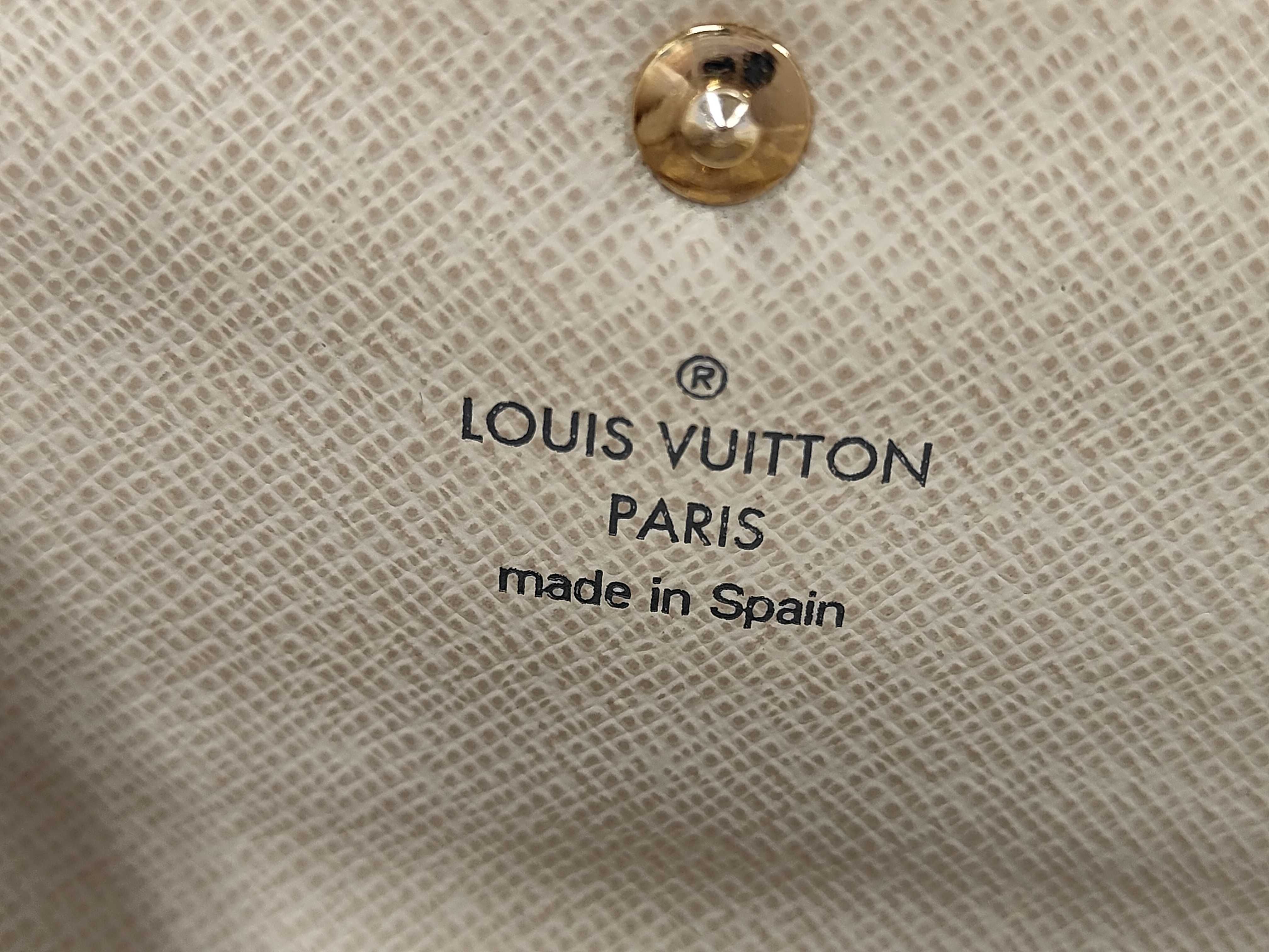 Damier Azur Louis Vuitton Azur Portefeuille Sarah CA2180 Wallet — view 8