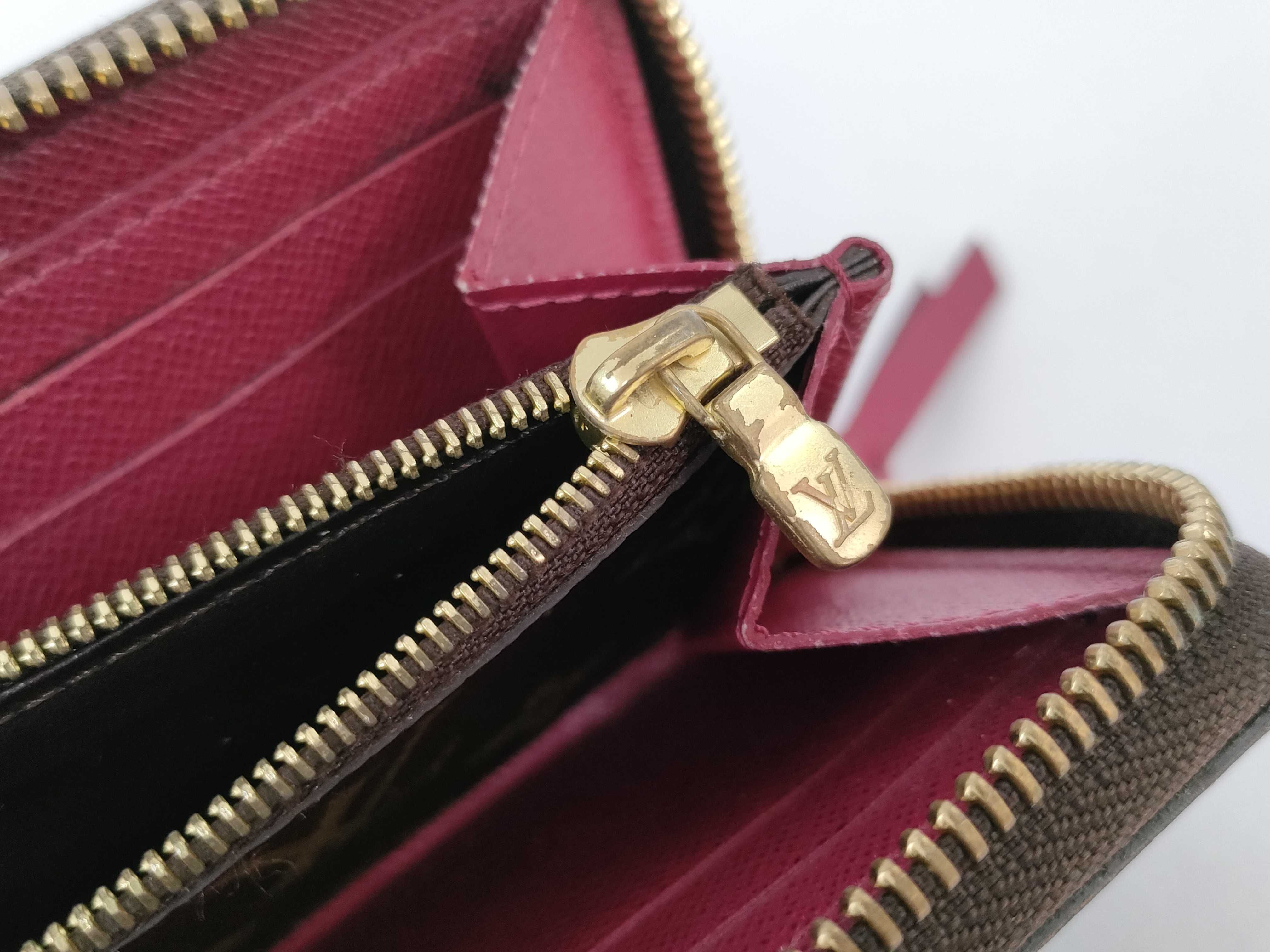 Monogram Portefeuille Clemence Fuchsia Wallet — view 11