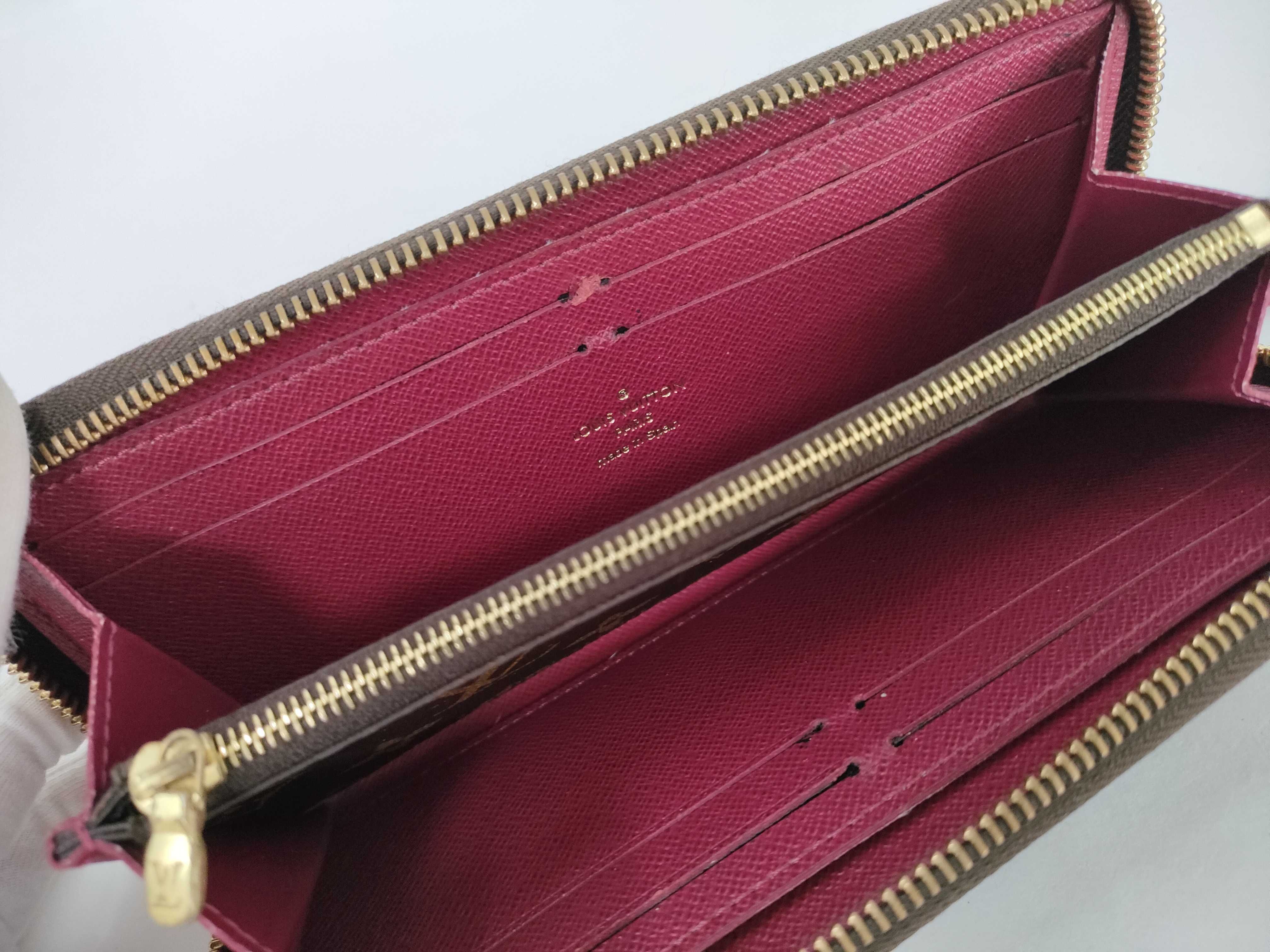Monogram Portefeuille Clemence Fuchsia Wallet — view 8