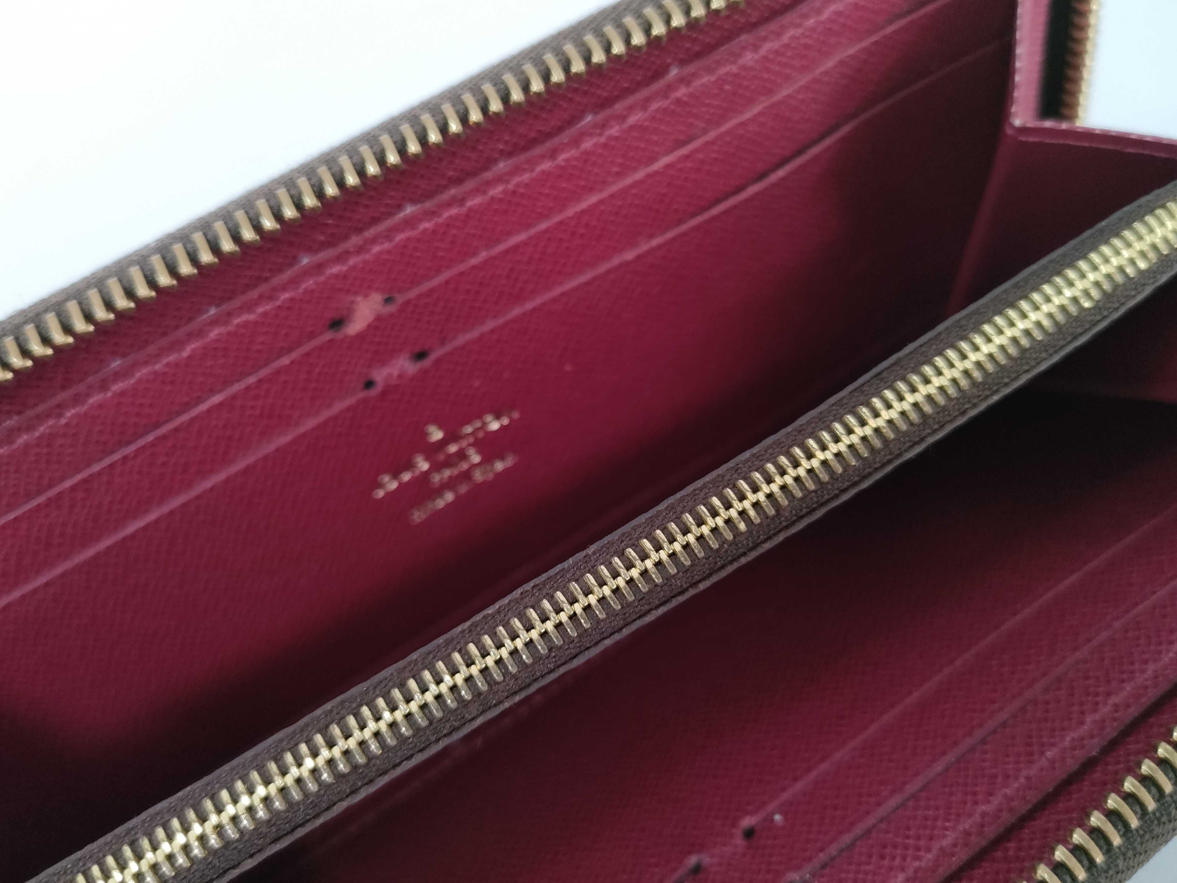 Monogram Portefeuille Clemence Fuchsia Wallet — view 9