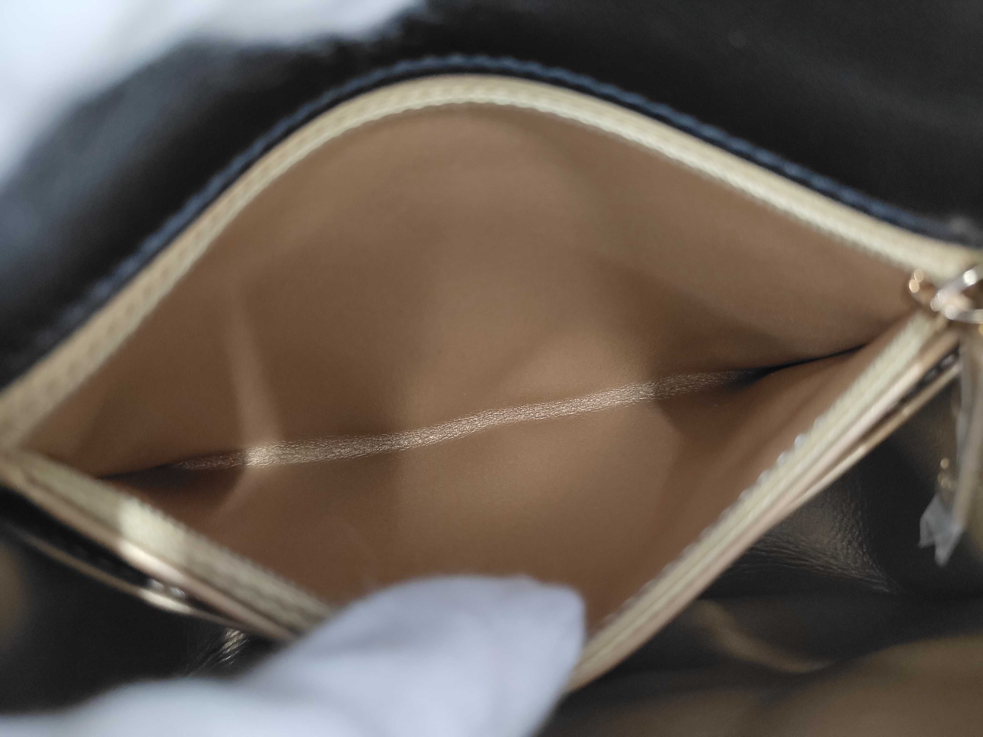 Mini Matelassé Chain Shoulder Bag, Lambskin, Black Shoulder Bag — view 10