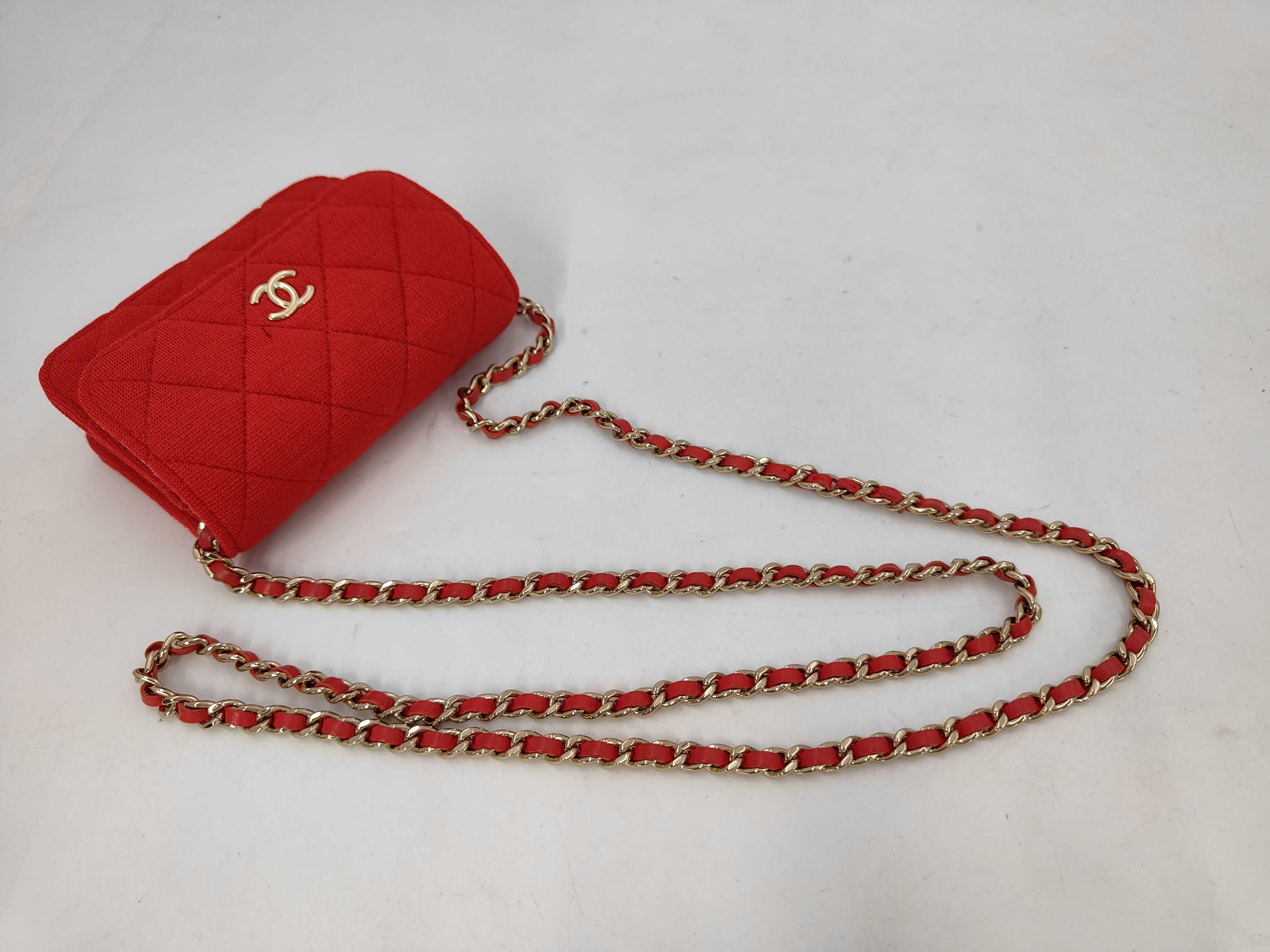 Cotton Red Chain Bag GAJ8N636 — view 5