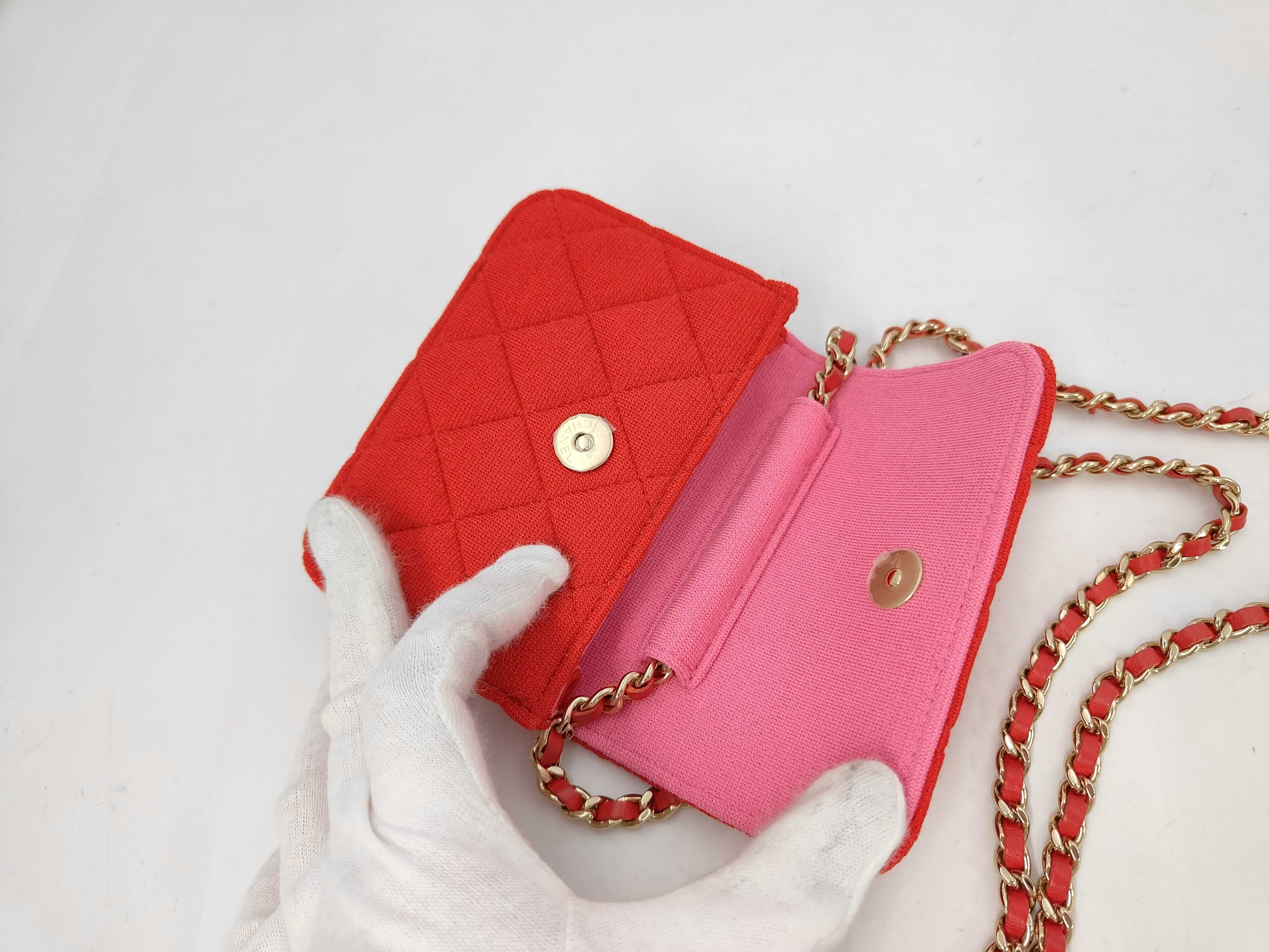 Cotton Red Chain Bag GAJ8N636 — view 8