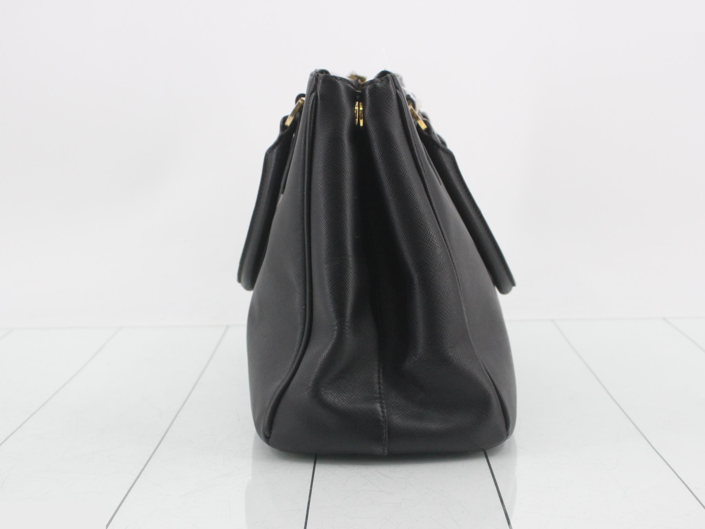 Saffiano Galleria handbag, black — view 3