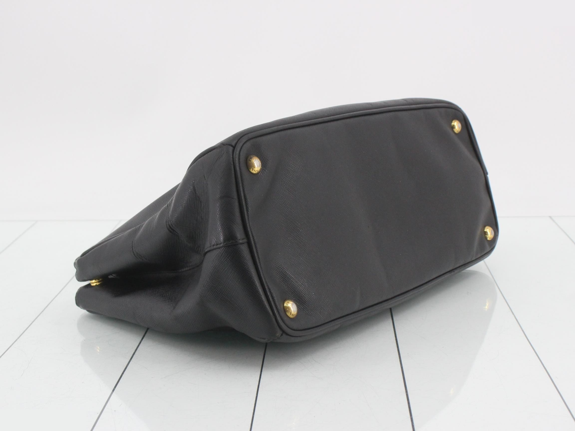 Saffiano Galleria handbag, black — view 5