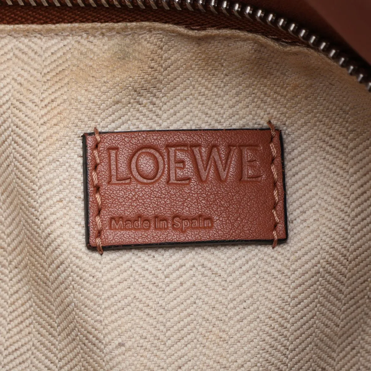 Puzzle Medium Leather 2-Way Handbag, Brown — view 11