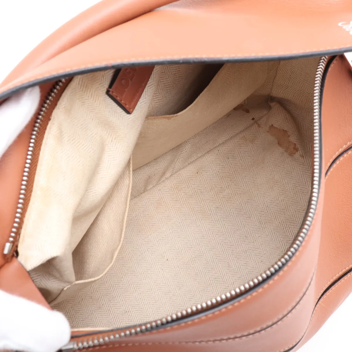Puzzle Medium Leather 2-Way Handbag, Brown — view 8