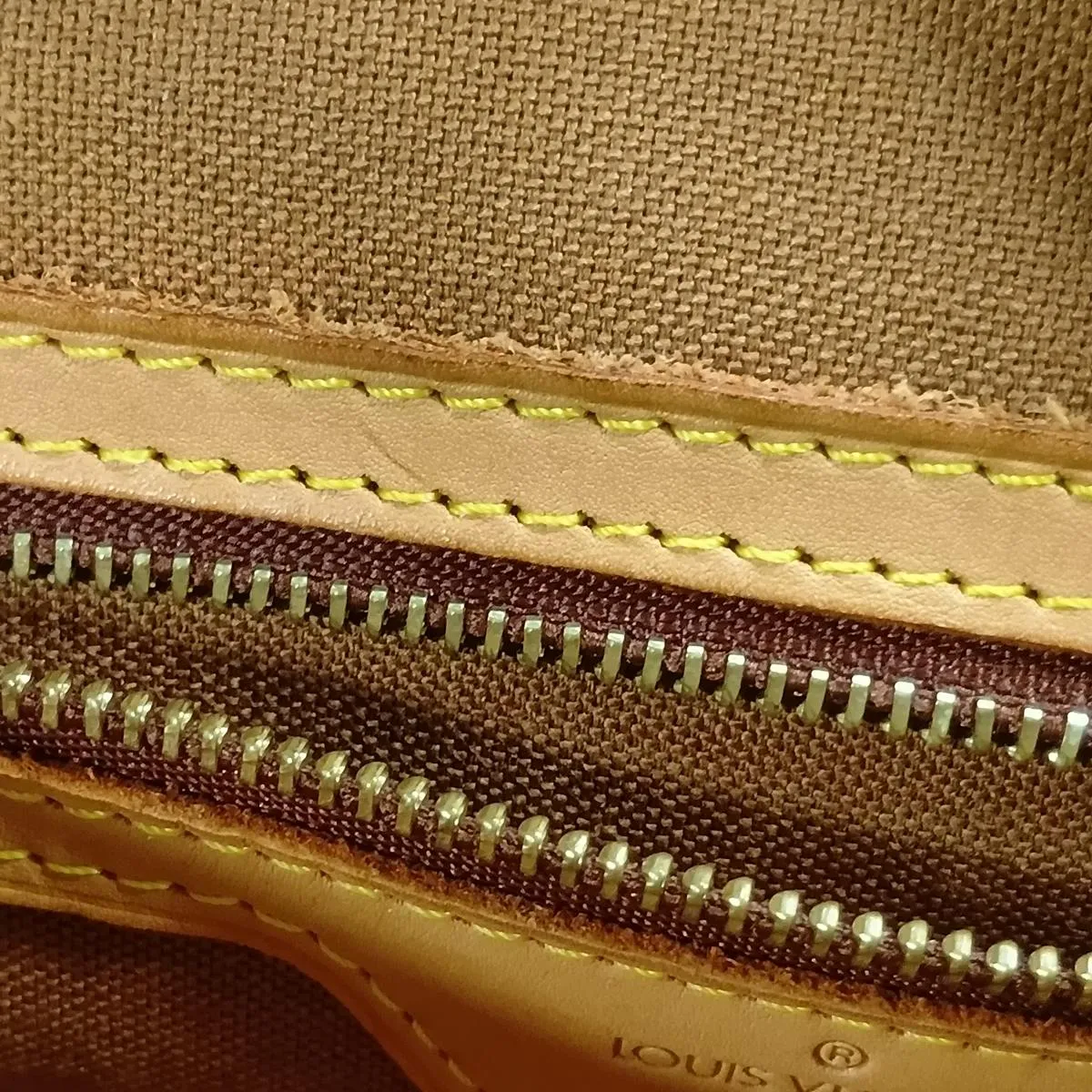 Monogram Cabas Piano M51148 VI0012 Brown — view 12