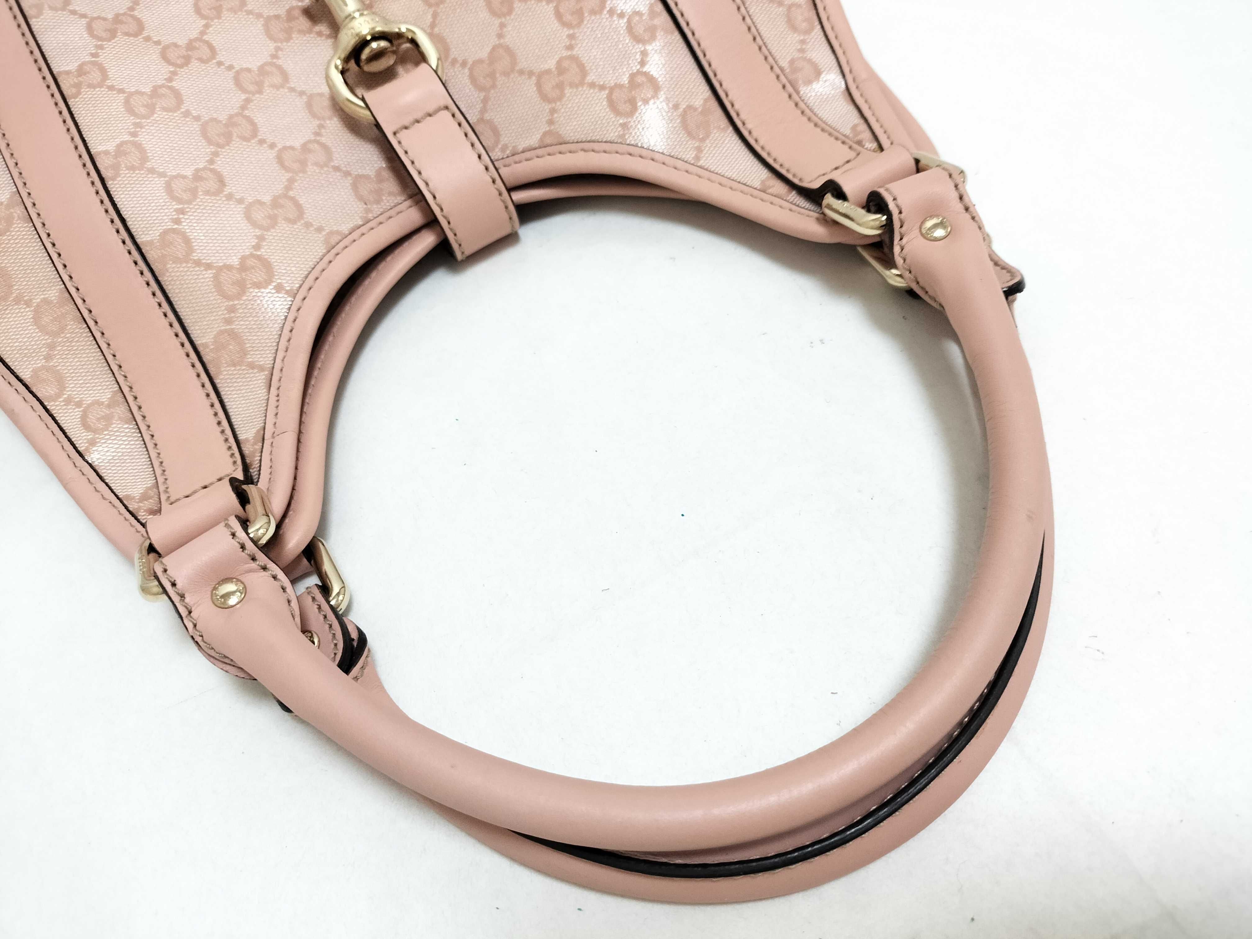 Jackie Gucci GG Jackie Pink Shoulder Handbag Shoulder Bag — view 3