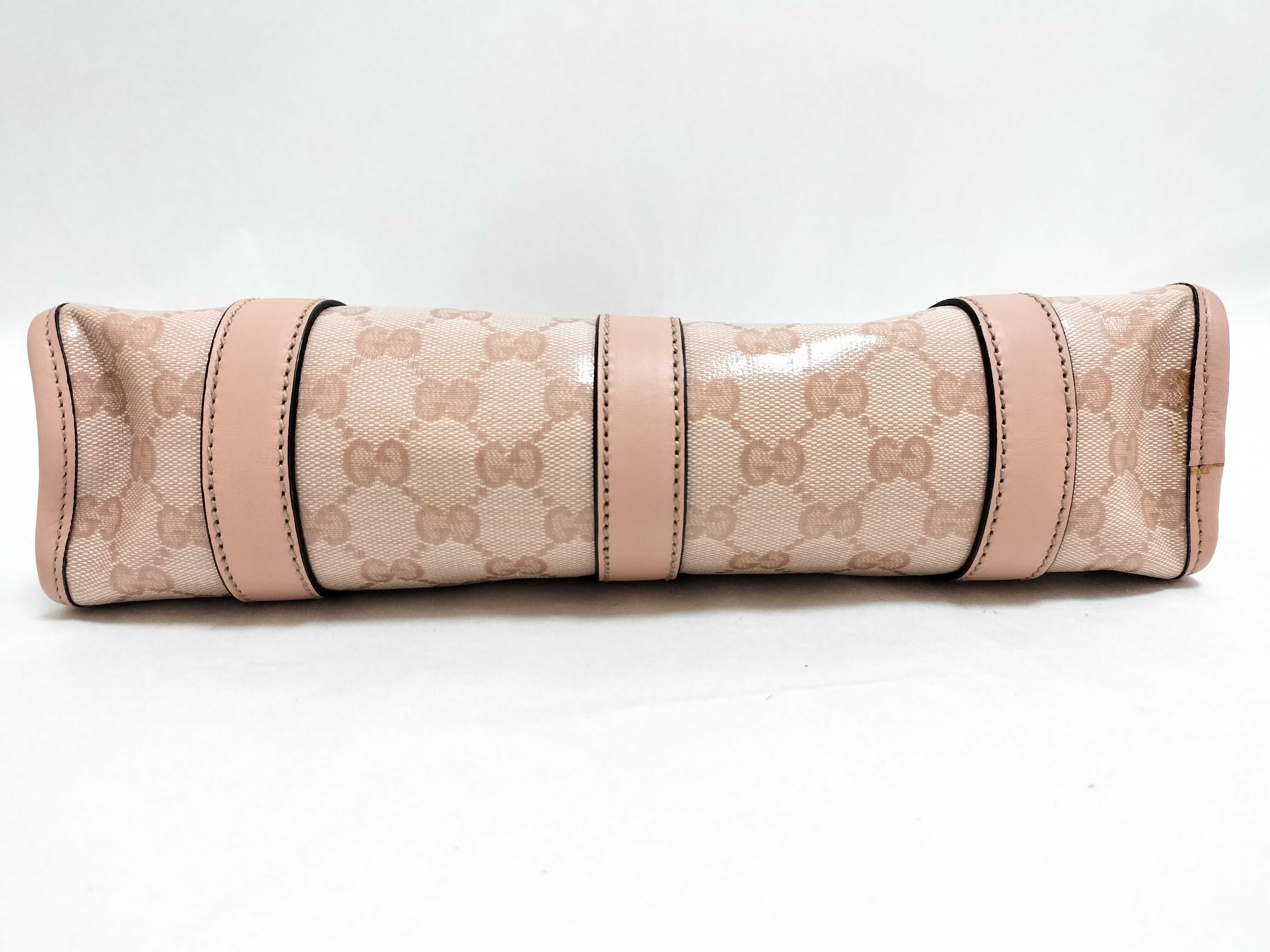 Jackie Gucci GG Jackie Pink Shoulder Handbag Shoulder Bag — view 7