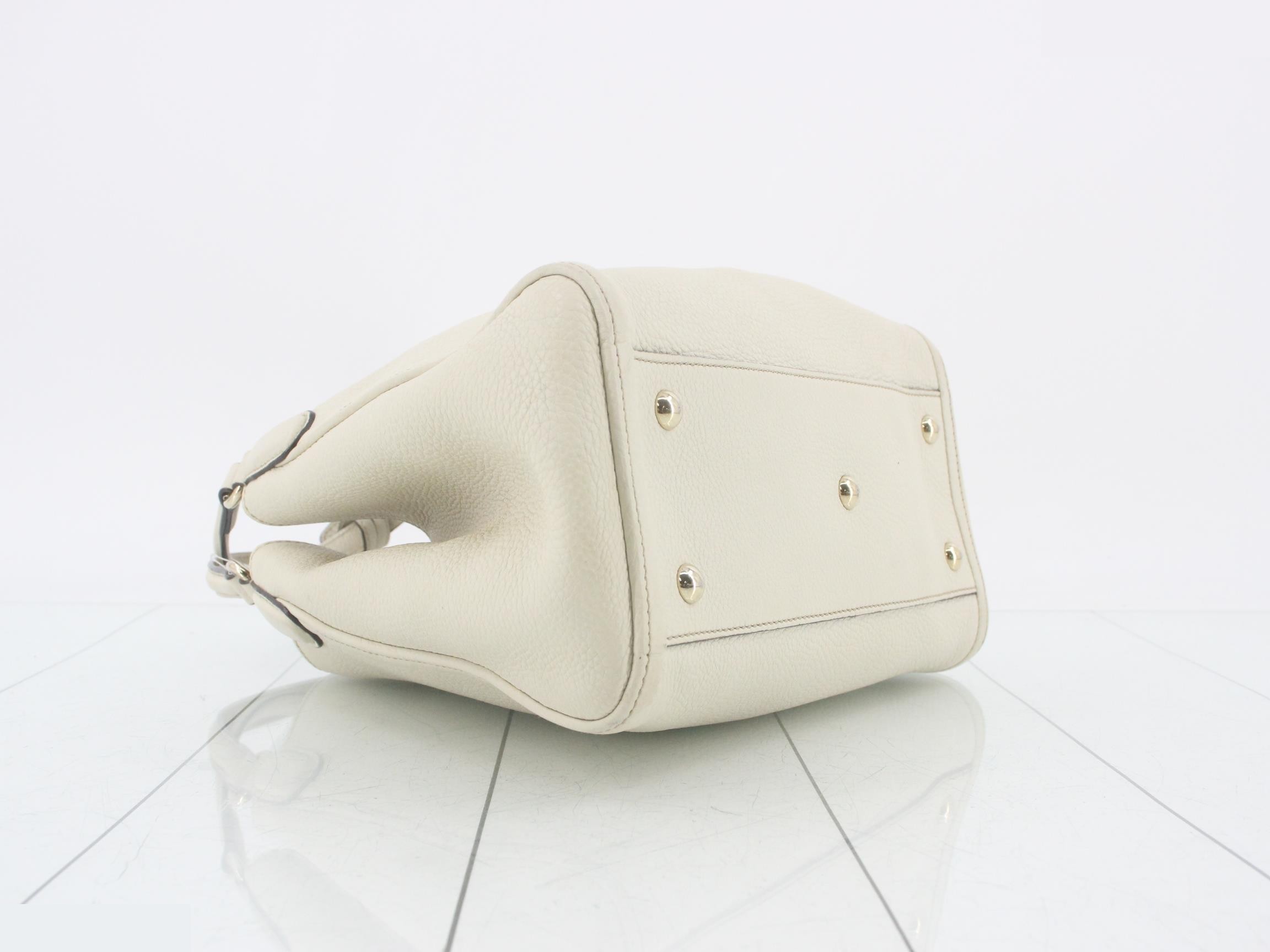 Soho Interlocking Fringe Shopper Tote, Ivory, W26cm — view 5