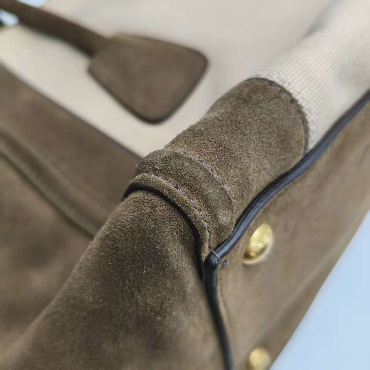 【*Shipped from: China*】PRADA Canvas Shoulder Bag — view 4