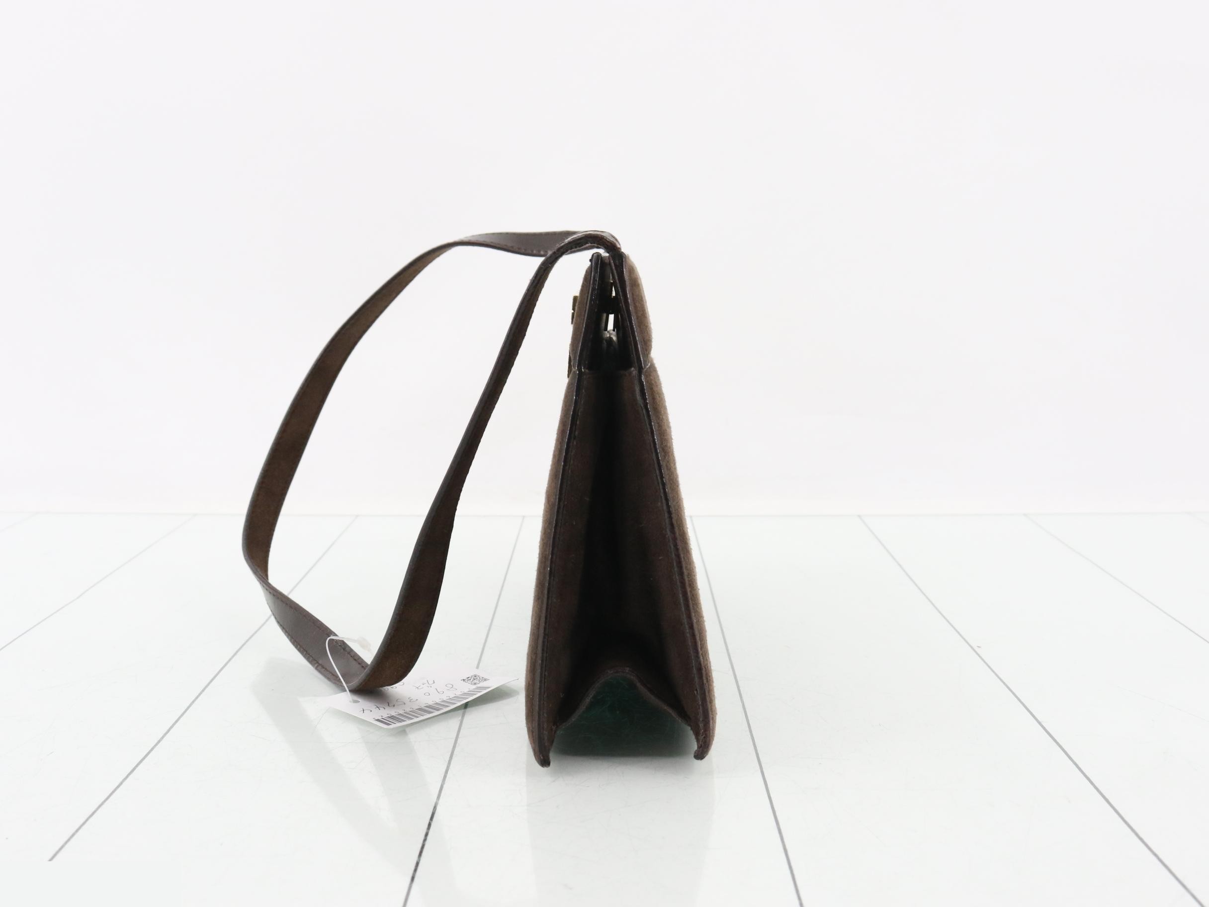 G Logo Suede One-Shoulder Bag — view 3