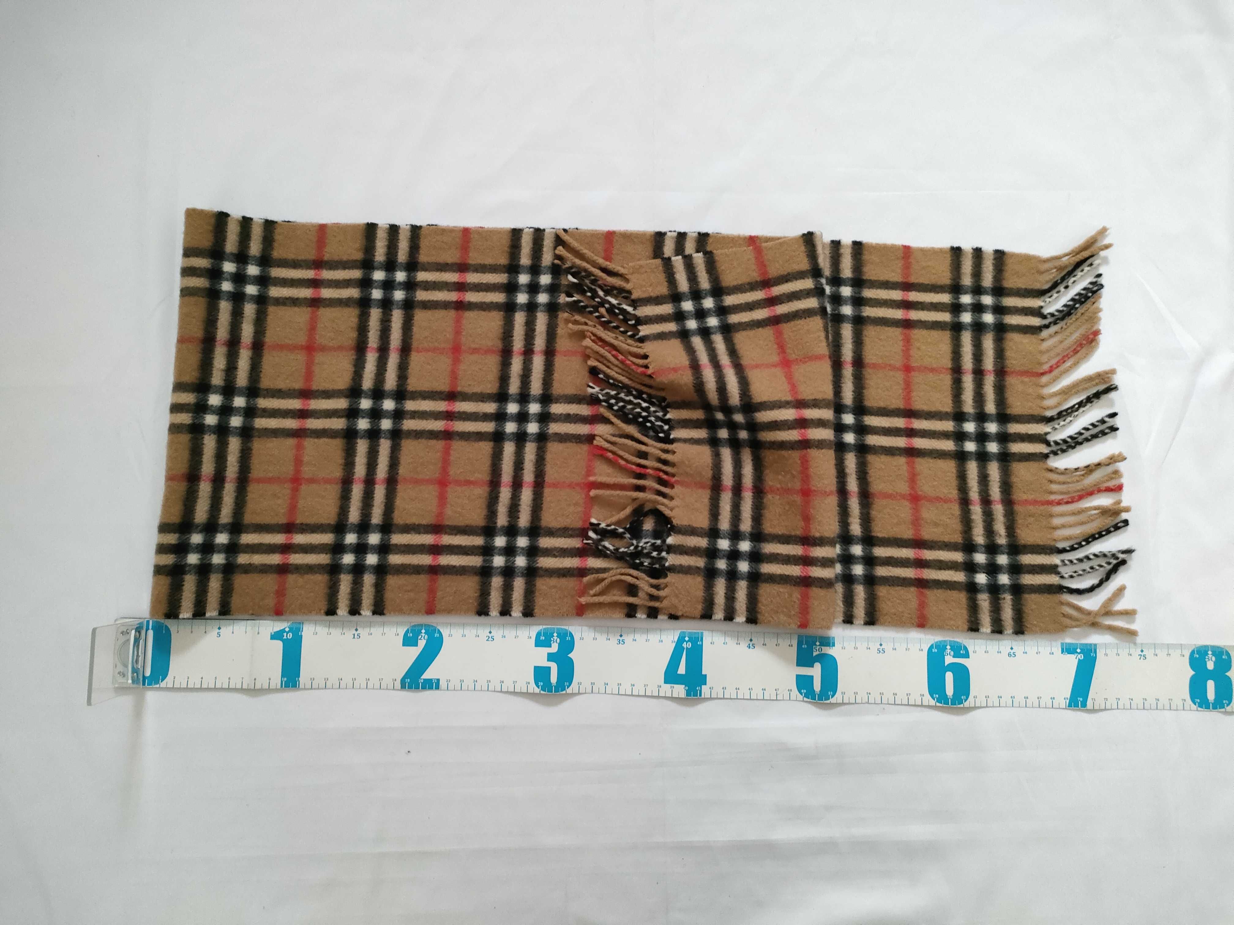 100% Cashmere Scarf, Nova Check Pattern, and other accessories. — view 2
