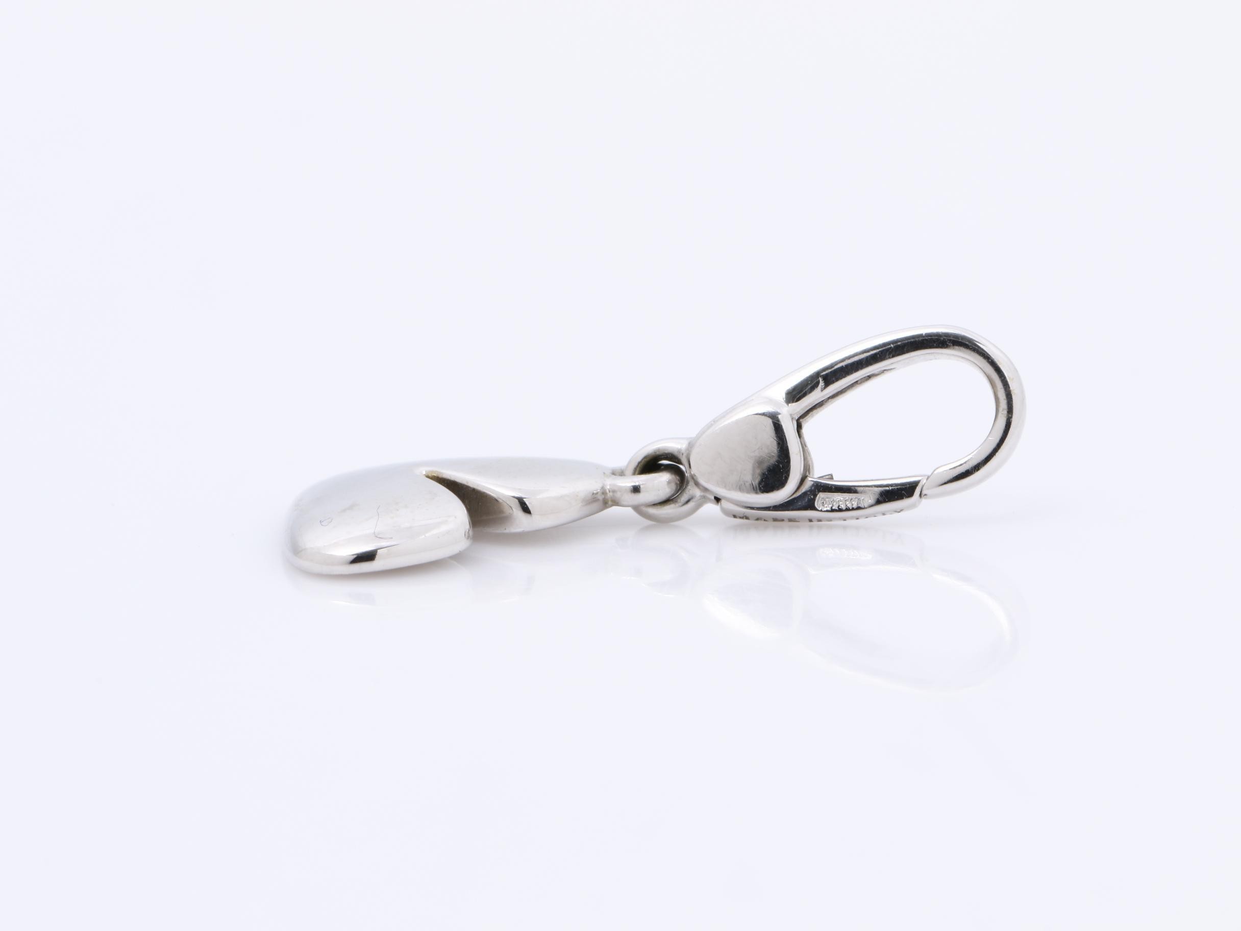 750WG Cuore Heart Charm Top 3g — view 5