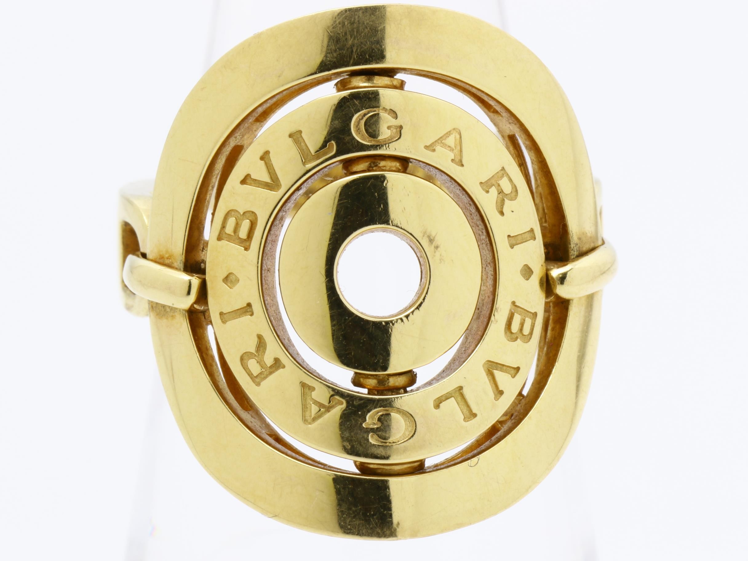 Astrale Cerchi Ring, 750 K18YG, 10.8g, Size #10 — view 2