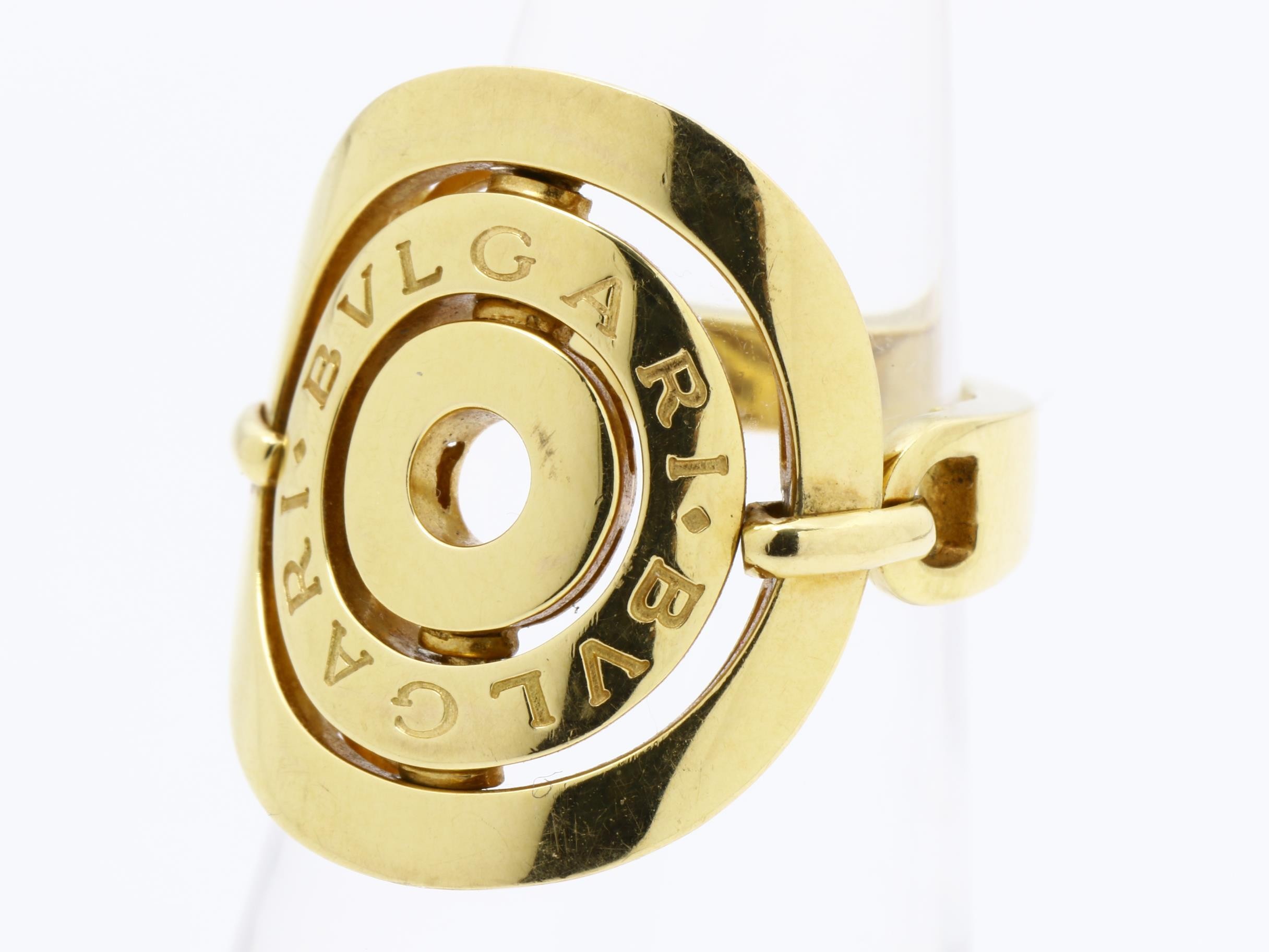 Astrale Cerchi Ring, 750 K18YG, 10.8g, Size #10 — view 3