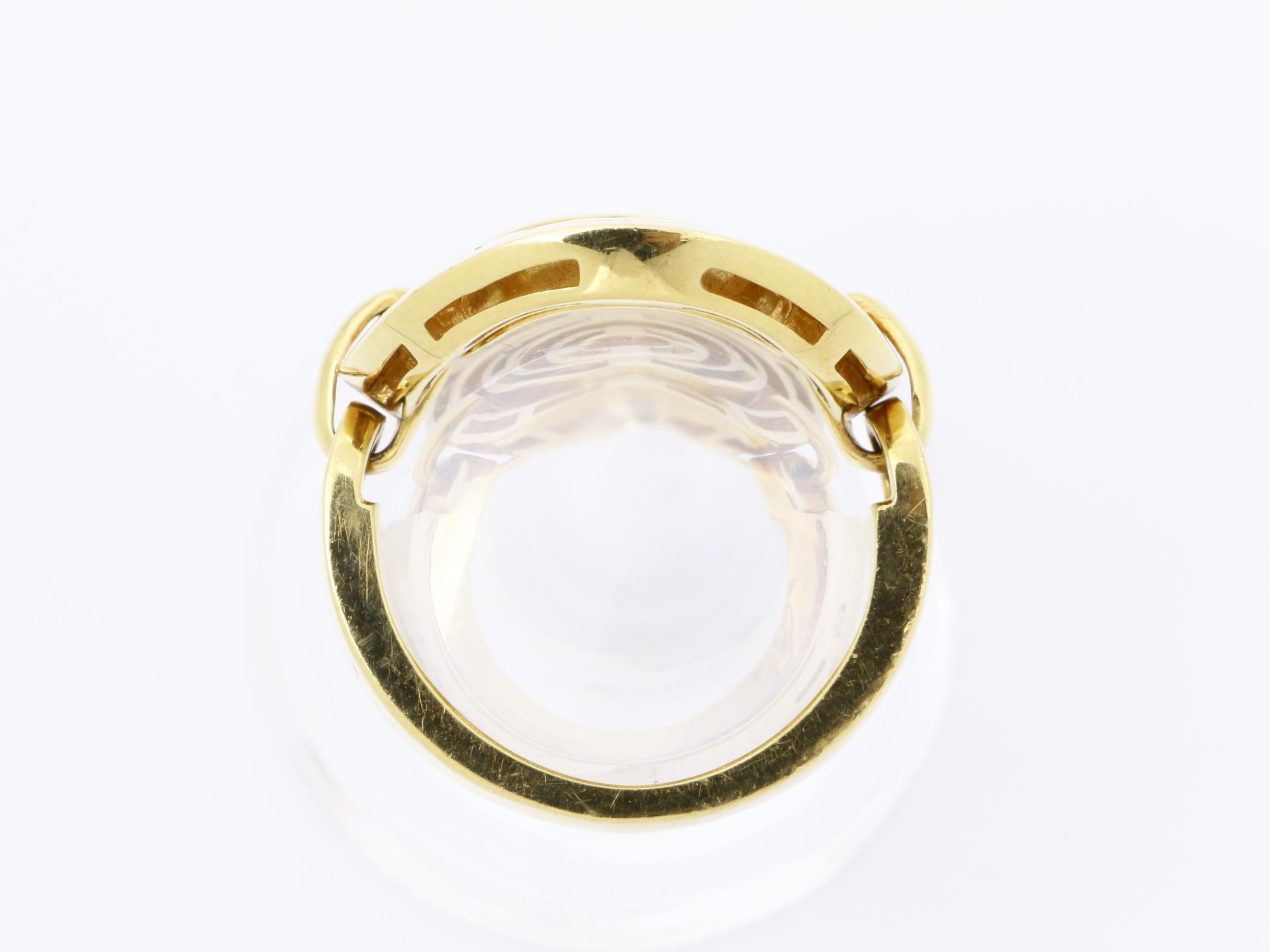 Astrale Cerchi Ring, 750 K18YG, 10.8g, Size #10 — view 5
