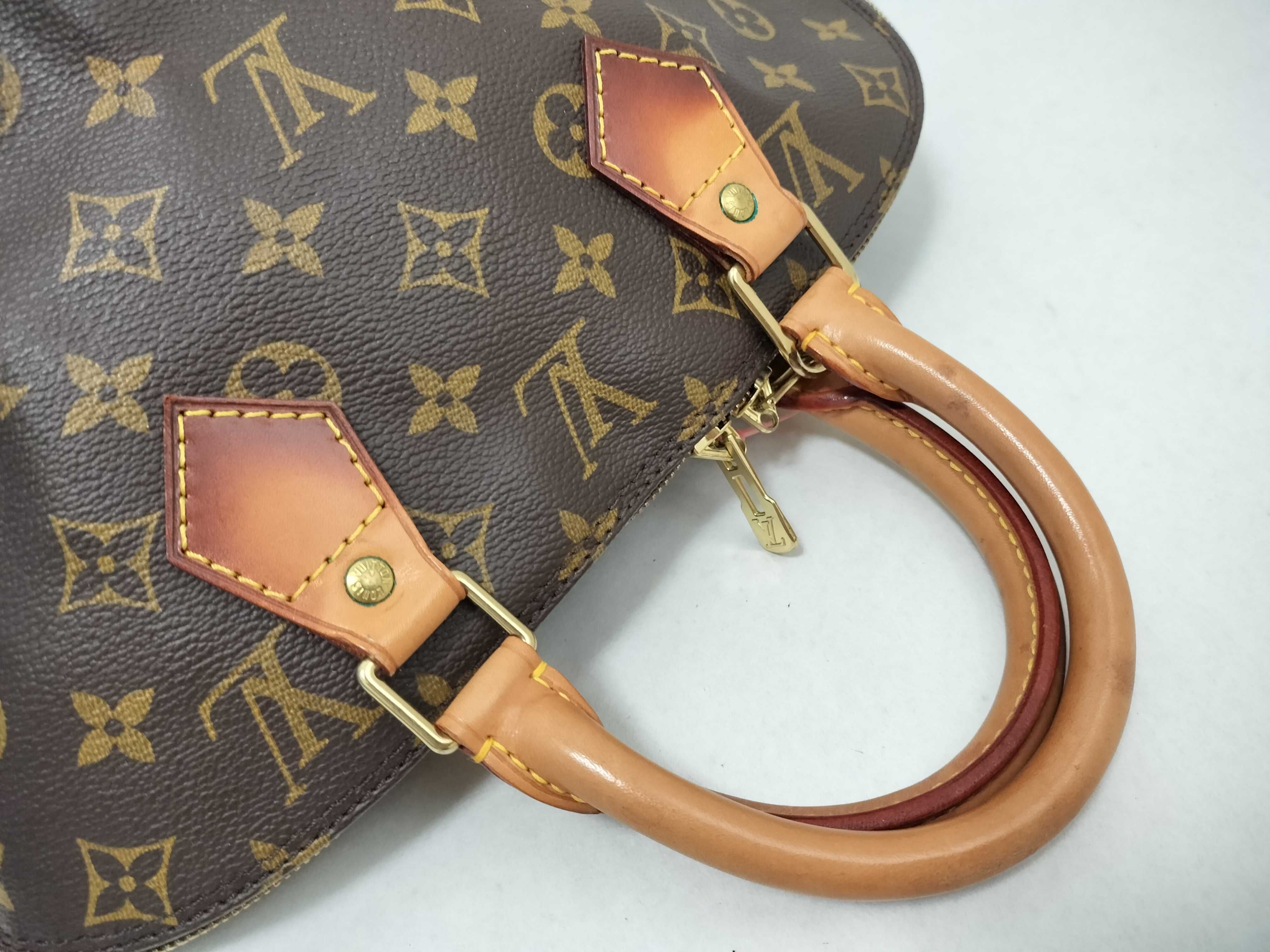 Monogram Alma Handbag with Strap — view 3