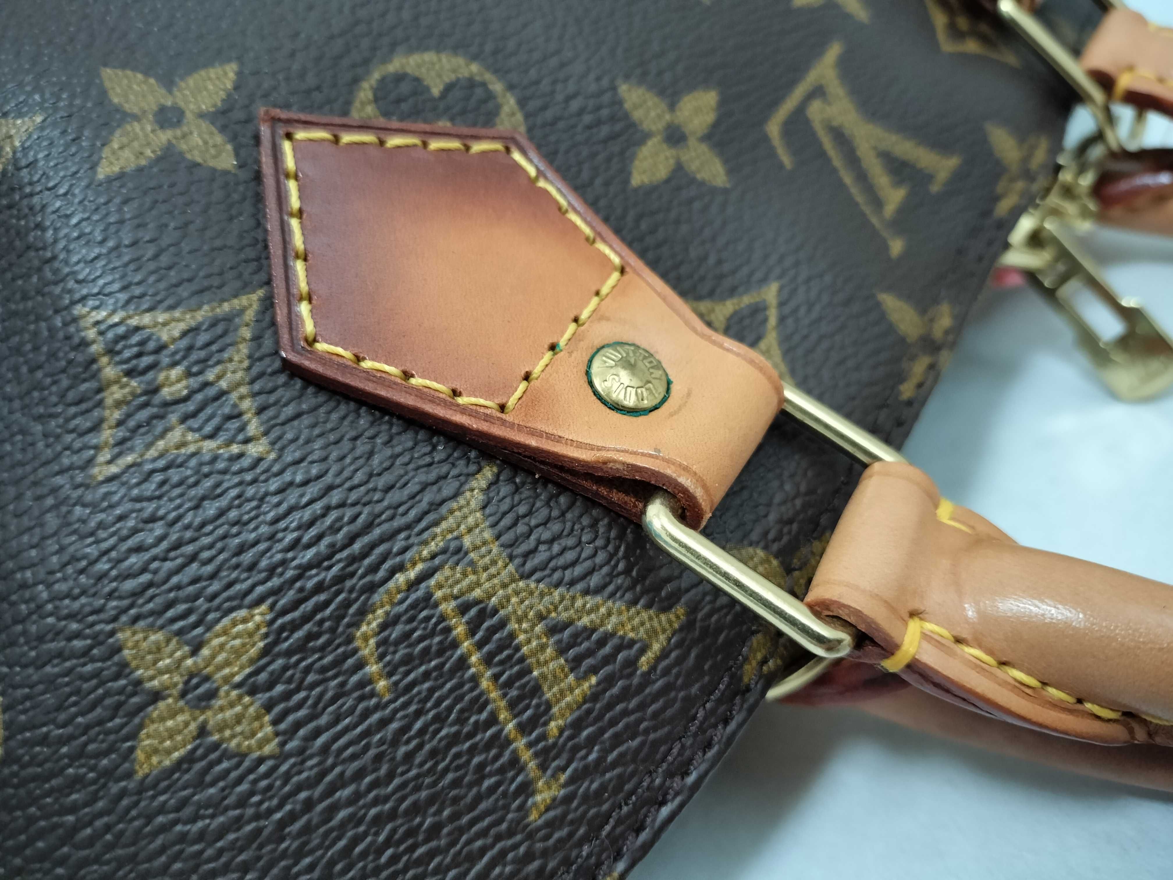 Monogram Alma Handbag with Strap — view 5