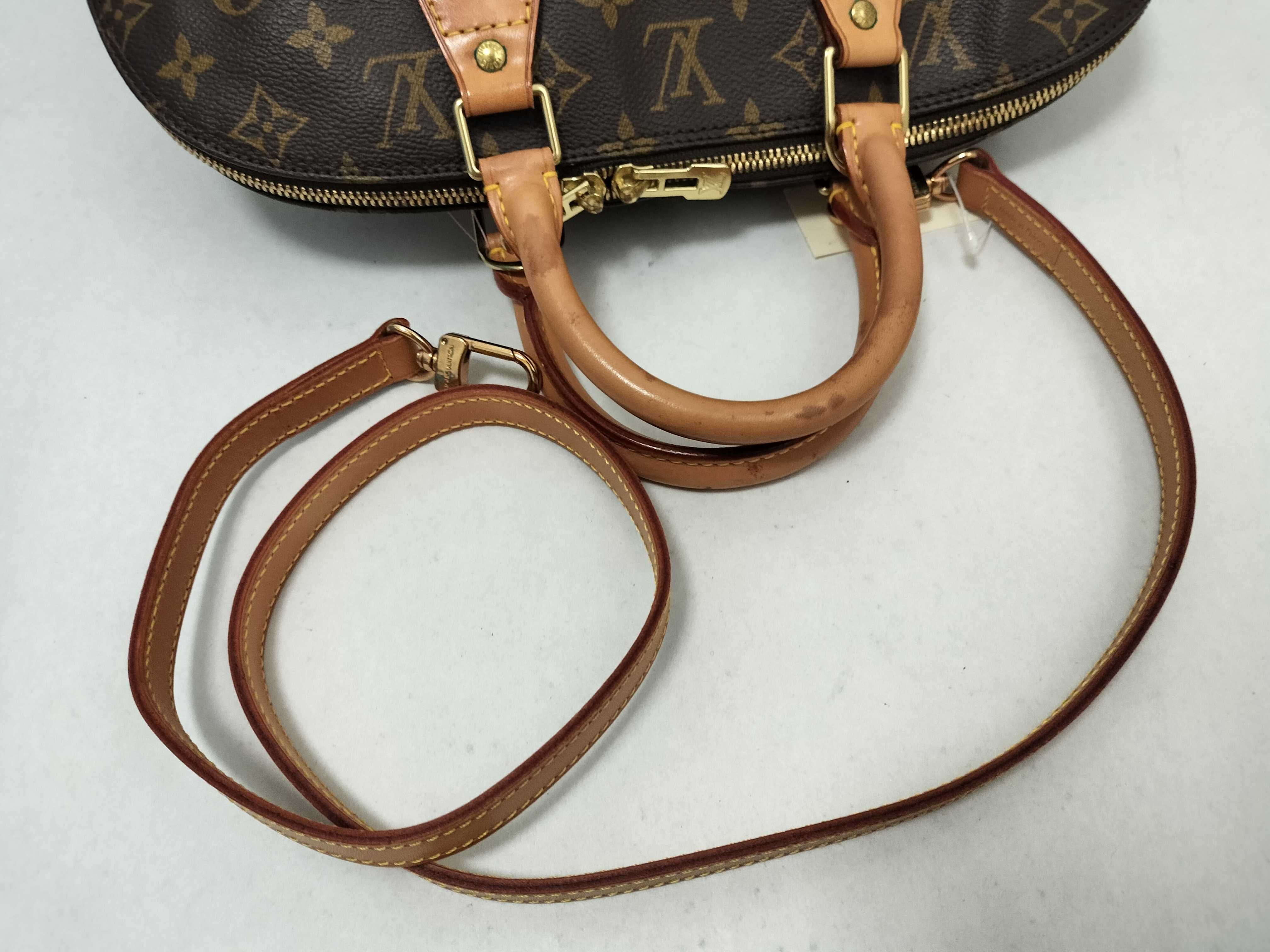 Monogram Alma Handbag with Strap — view 6