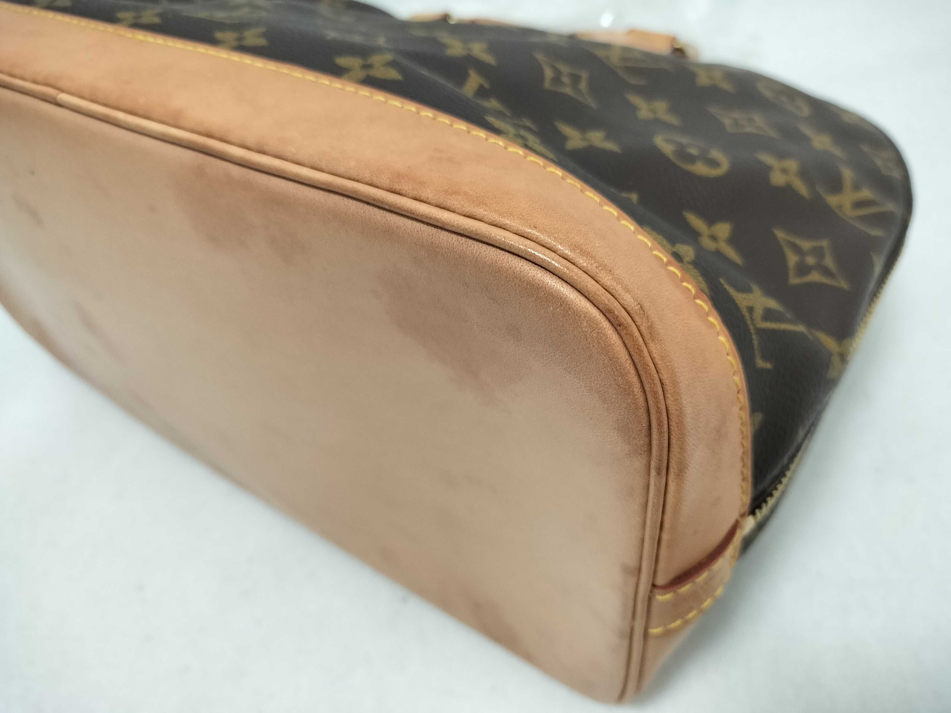 Monogram Alma Handbag with Strap — view 8