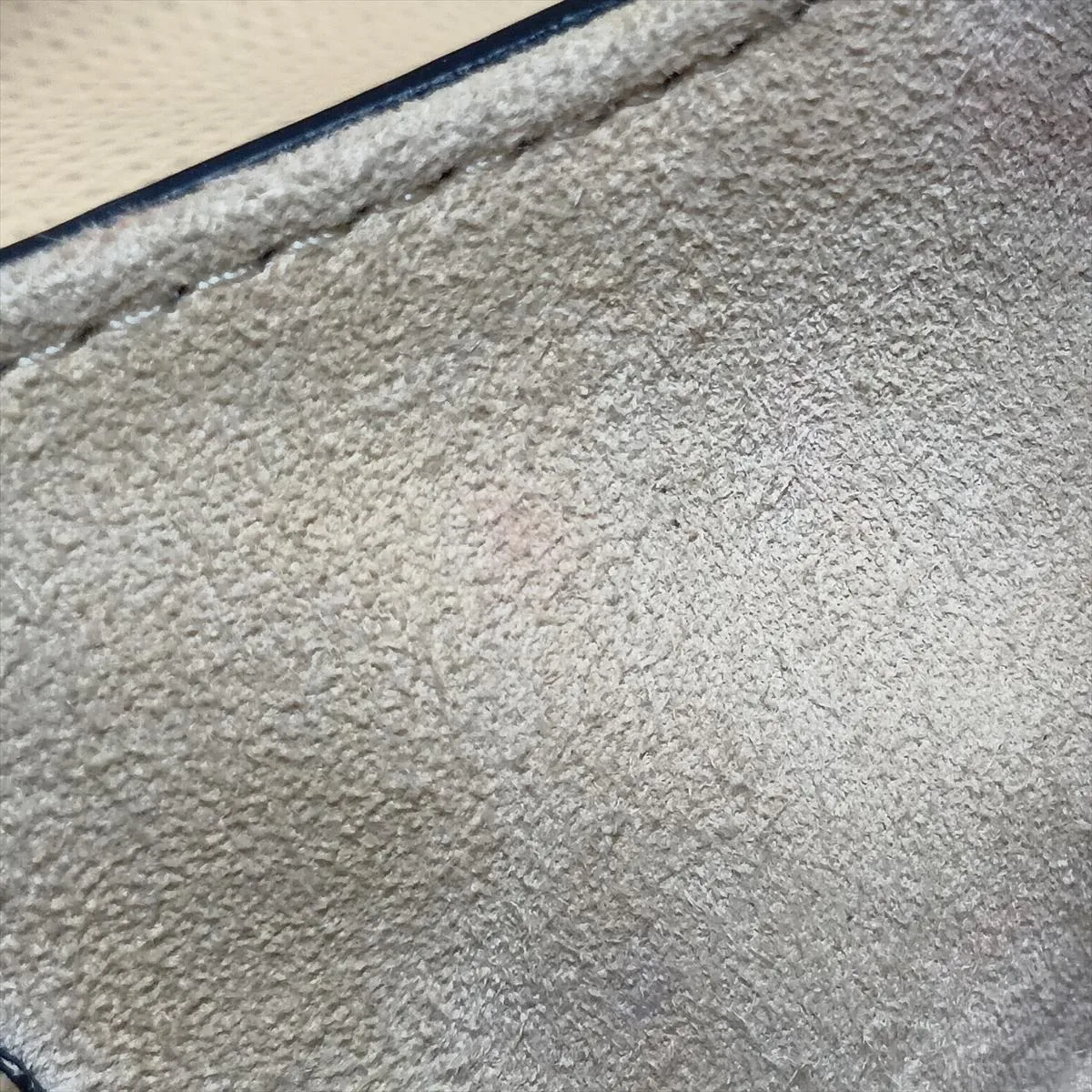 Saddle Leather Handbag, Beige — view 14