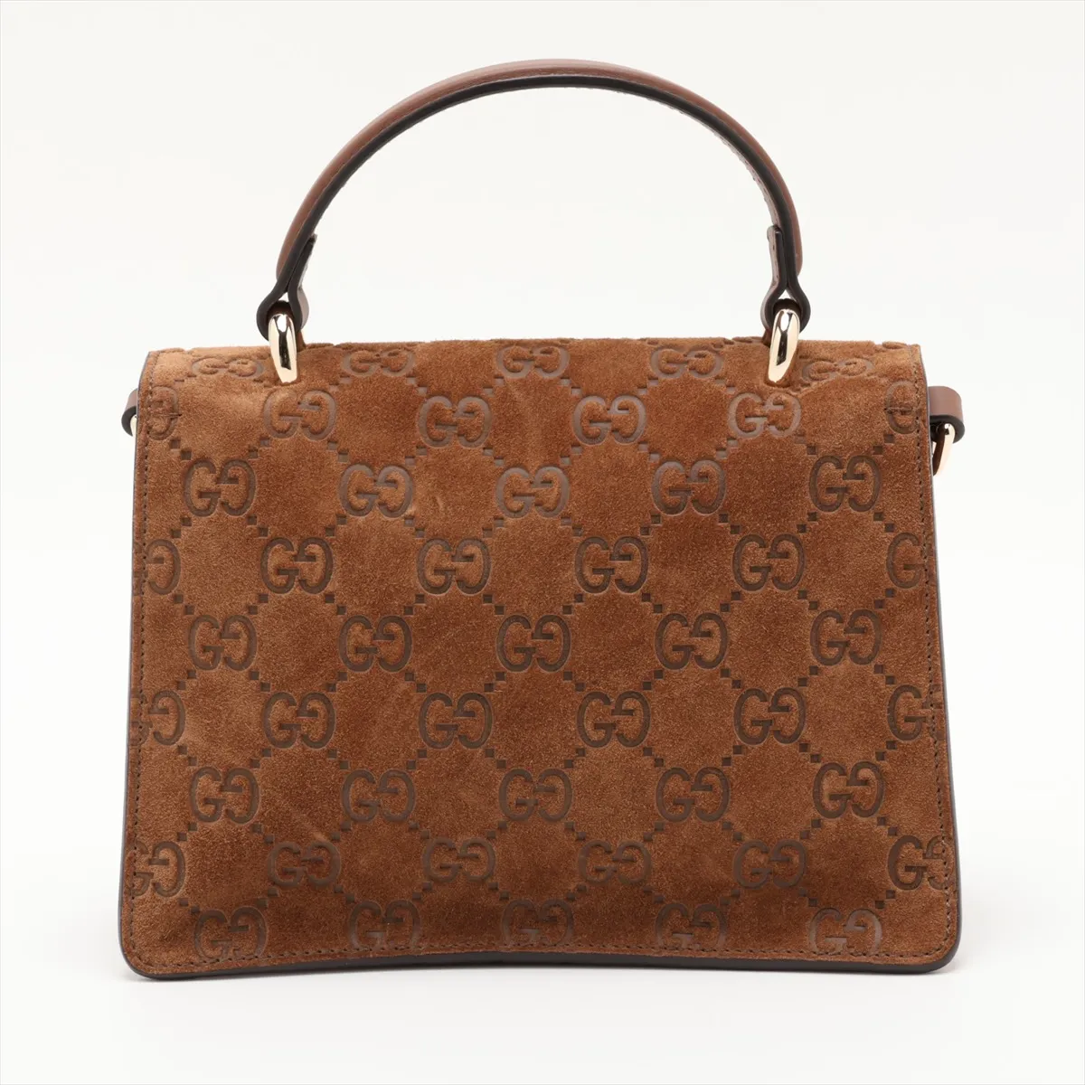 Dionysus Suede 2-Way Handbag, Brown, 813400 — view 2